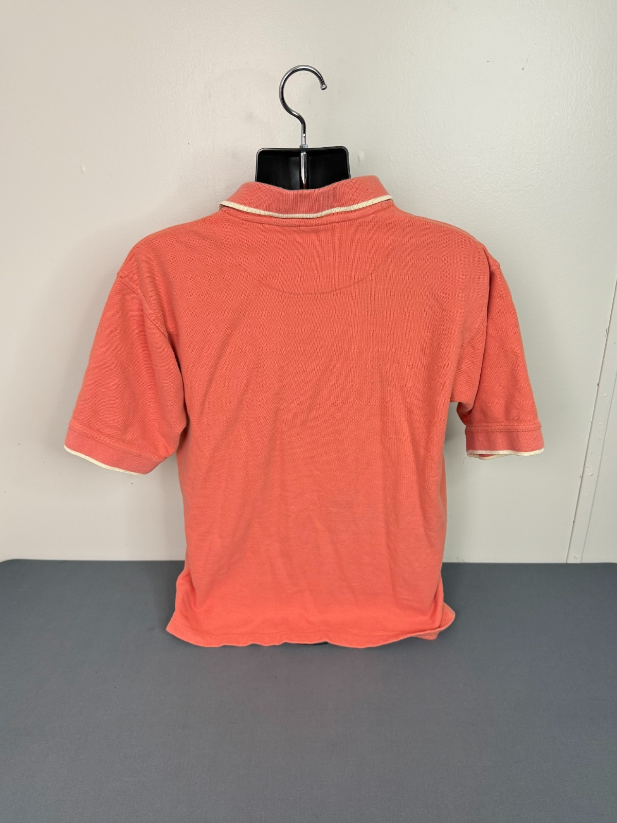 Pacific Blue Men’s Pensacola Beach Classic Cotton Polo Shirt Orange Sz XL FLAW