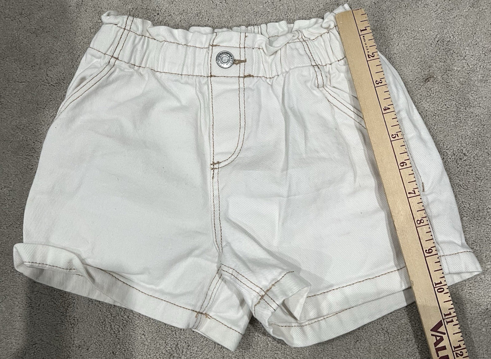 Youth kids Jean cut off shorts 7-8 multiple colors lot of four