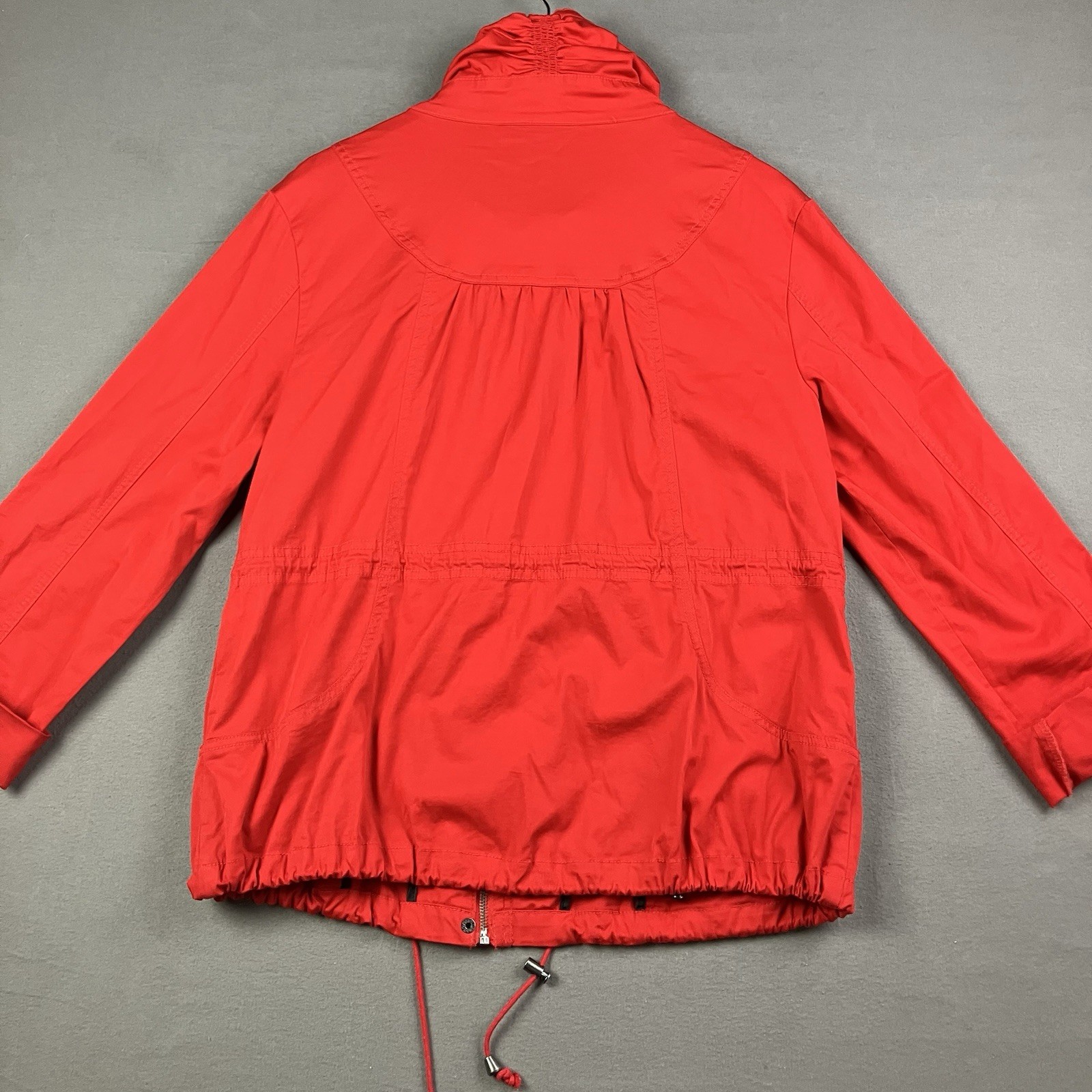 Style & Co. Women’s Size Large Red Jacket Full Zip Button Snap Outdoor Coat
