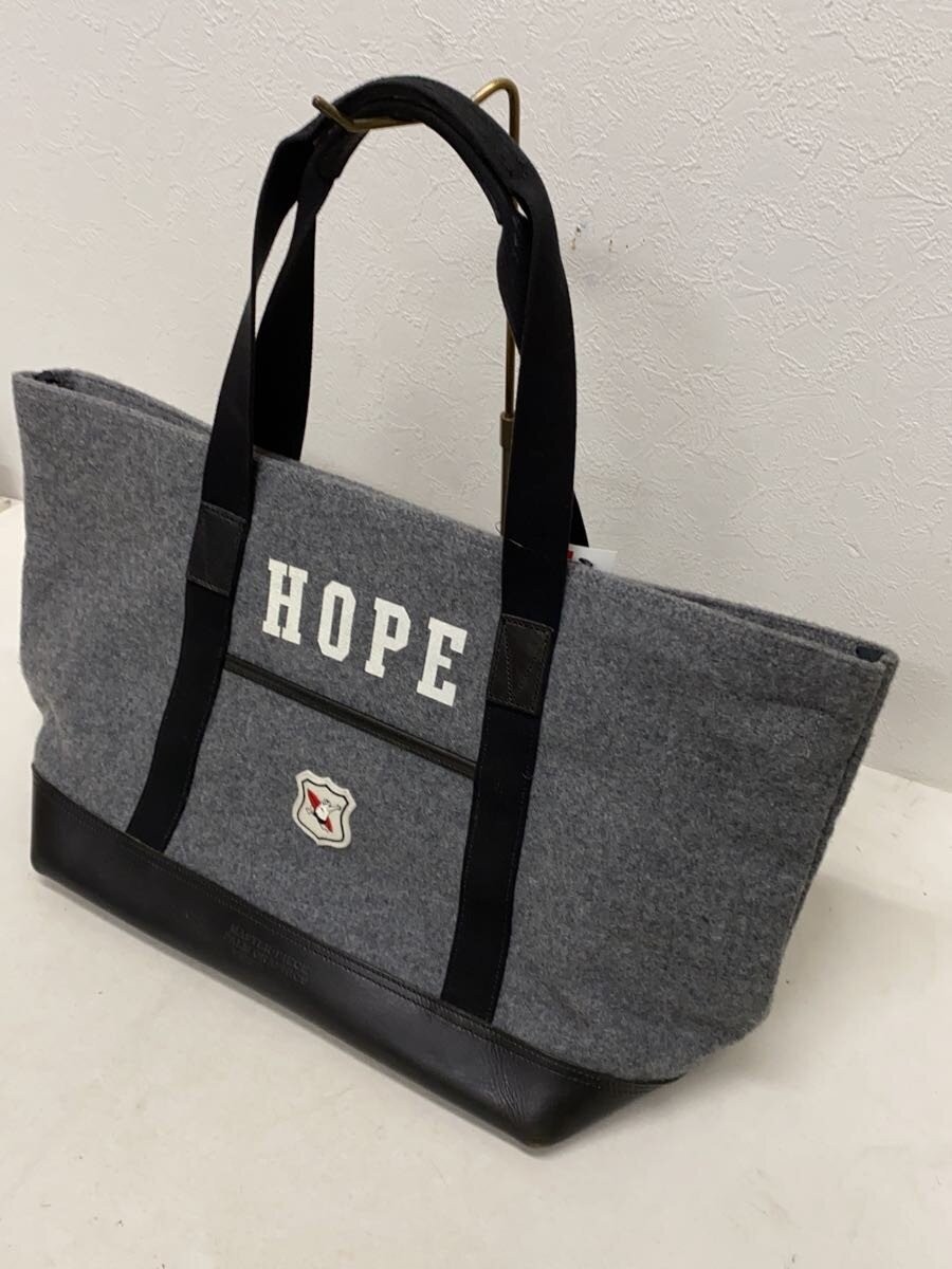 MSPC (master-piece) 2-way Shoulder Bag/Tote Bag — Gray Solid Color