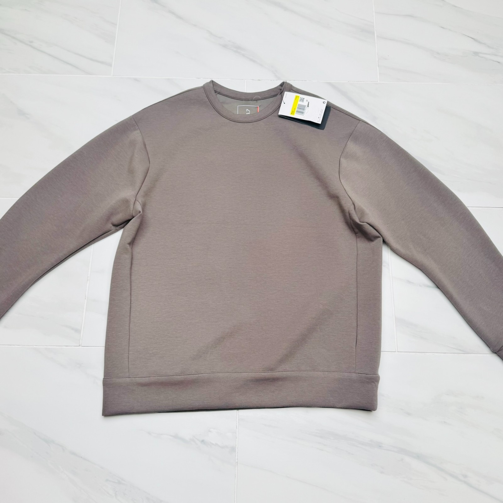 Nike 24.7 ImpossiblySoft Dri-FIT Crew ‘Stone Ash’ HQ6964-289 size S