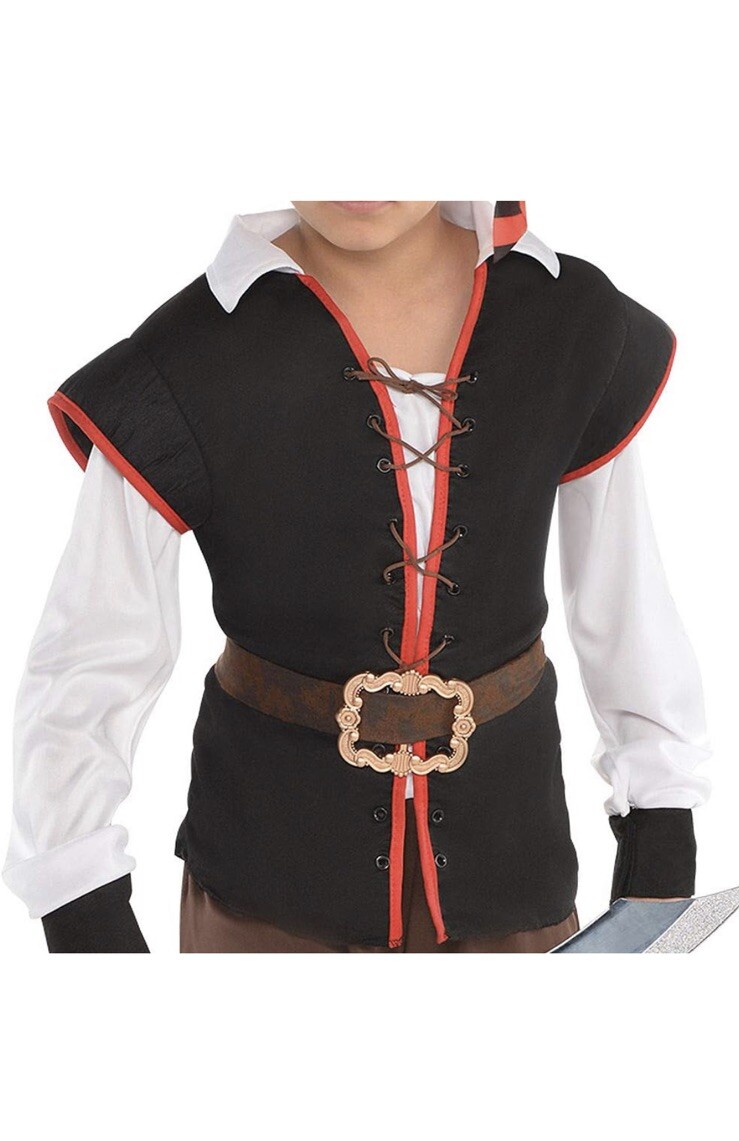 Rebel of the sea Children’s Costume, X-Large (14-16) 6 Piece Outfit