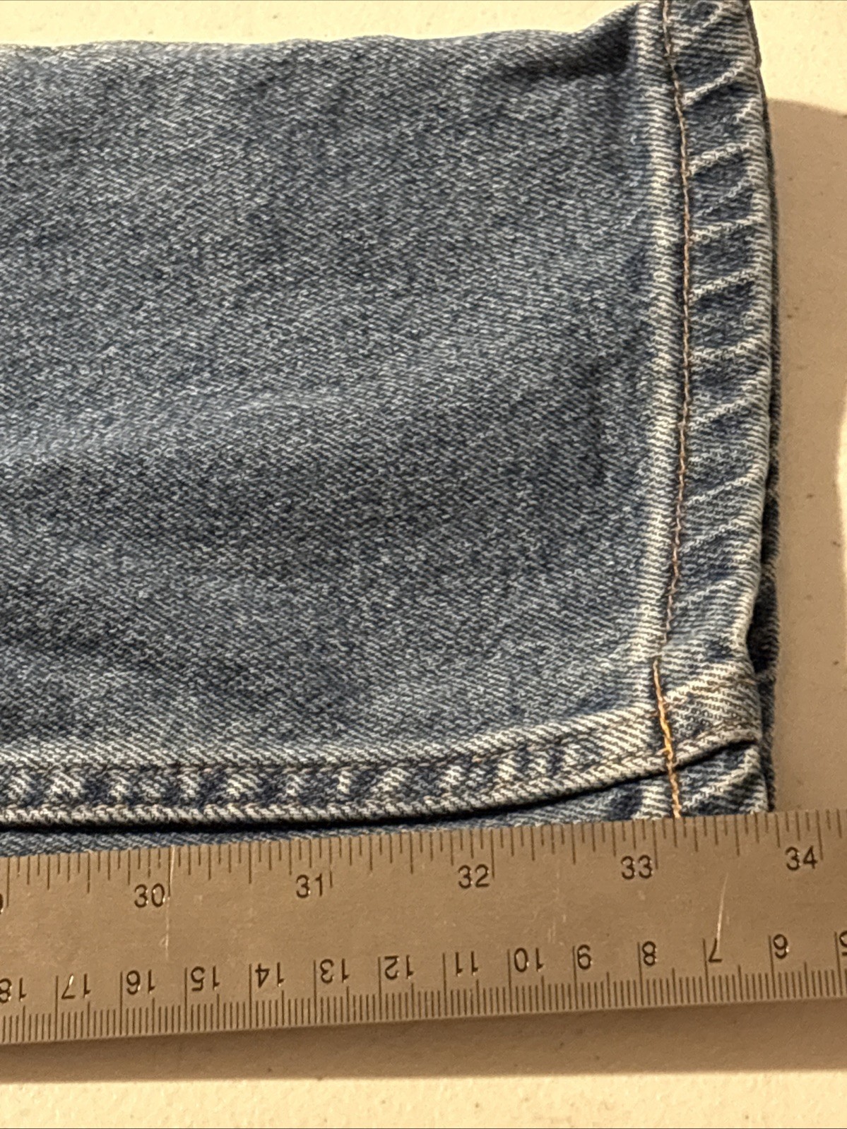 All American Clothing Co Jeans Mens 35×34 Slim Fit Medium Wash USA Made Mid Rise