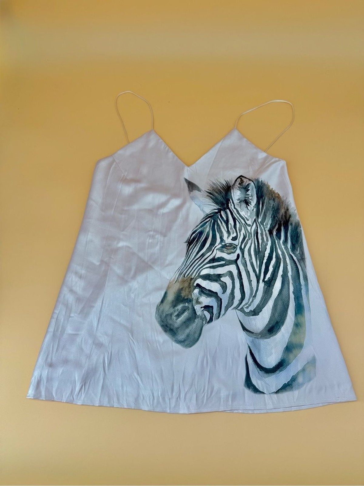 TIGRESSE Blush Pink Satin Silk Tank Top