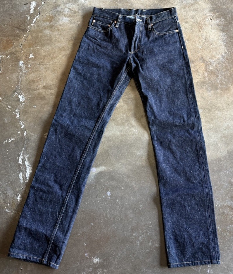 3sixteen+ 11BSP Slim Straight Selvedge Denim Jeans – Made in USA – Tag 32