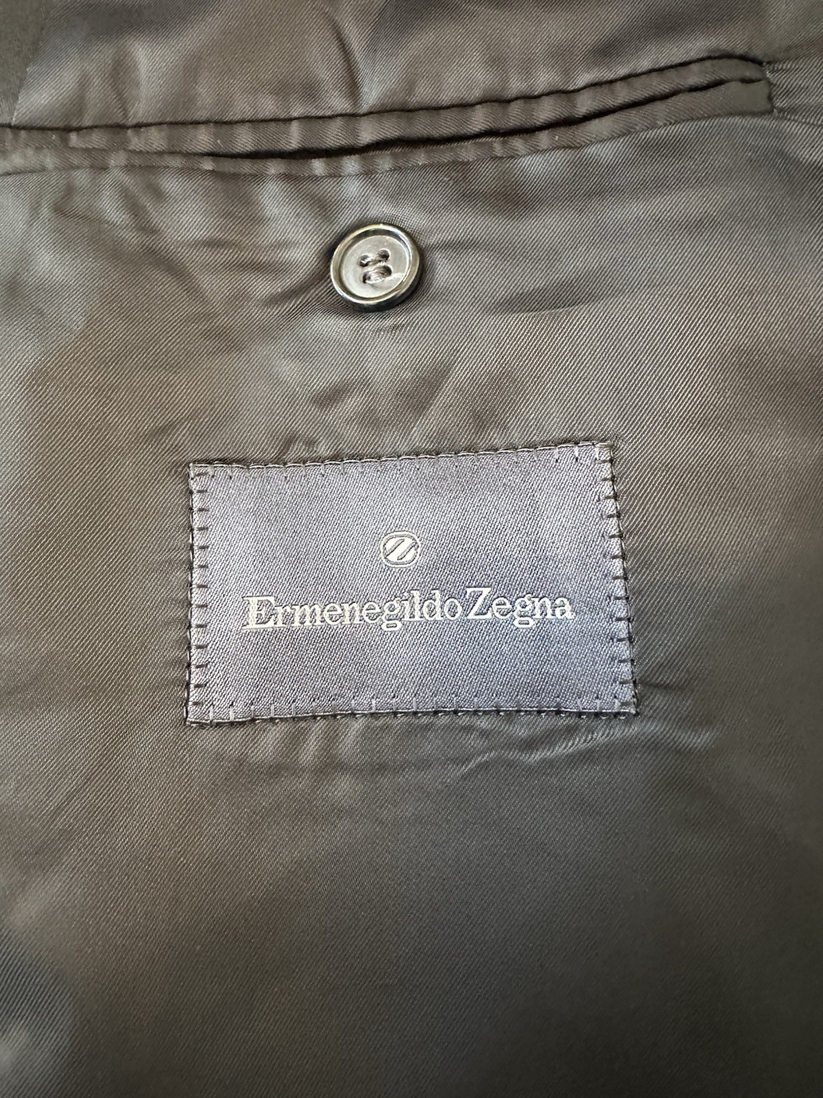 Superb Ermenegildo Zegna One Button Peak Lapels Men Tuxedo Jacket 50 R