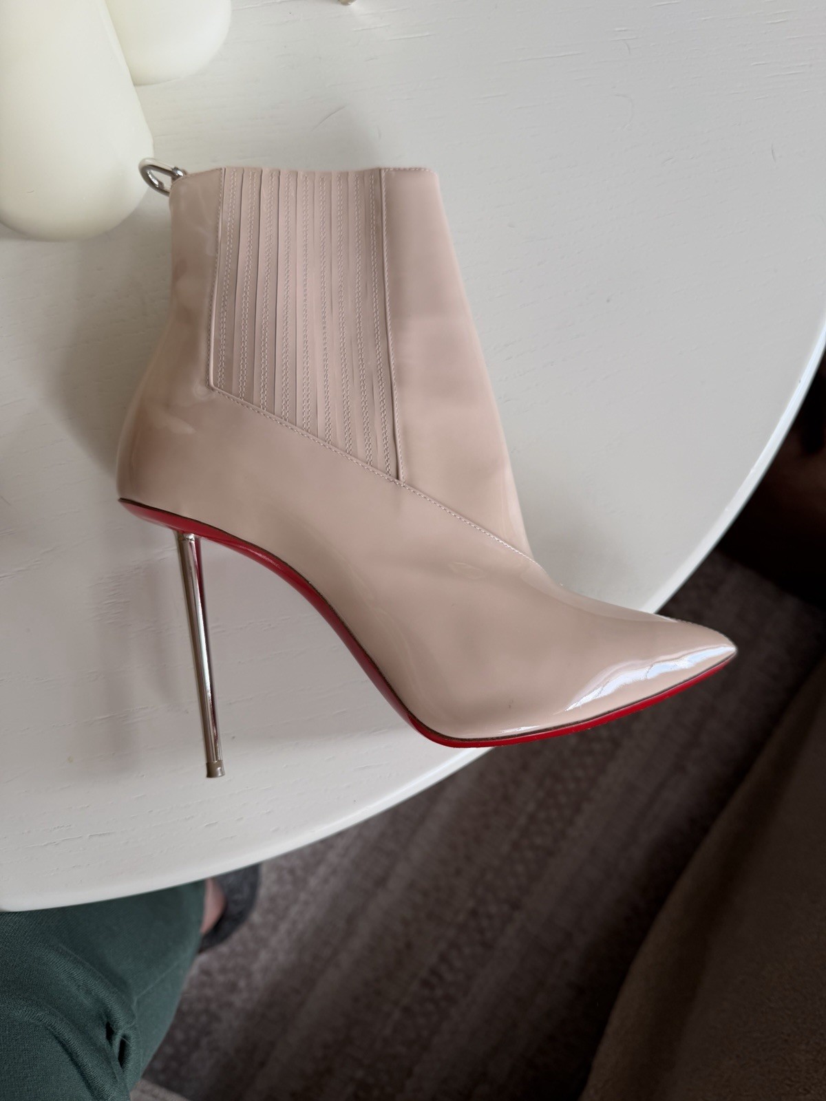 Christian Louboutin So Kate 120mm Size 37.5 – Nude Worn Twice