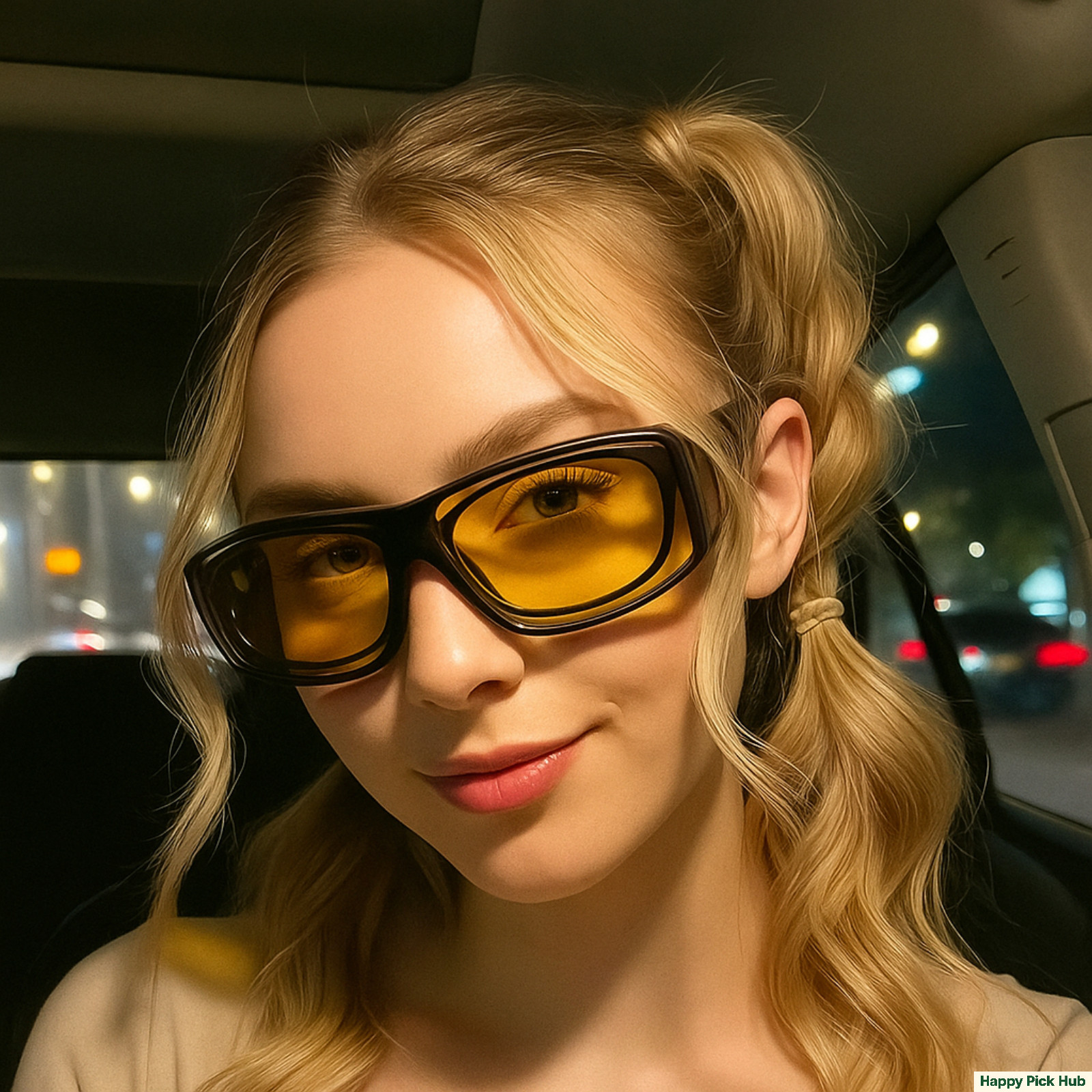 Polarized Night Driving Glasses Anti Glare Vision Fit Over for Men Women