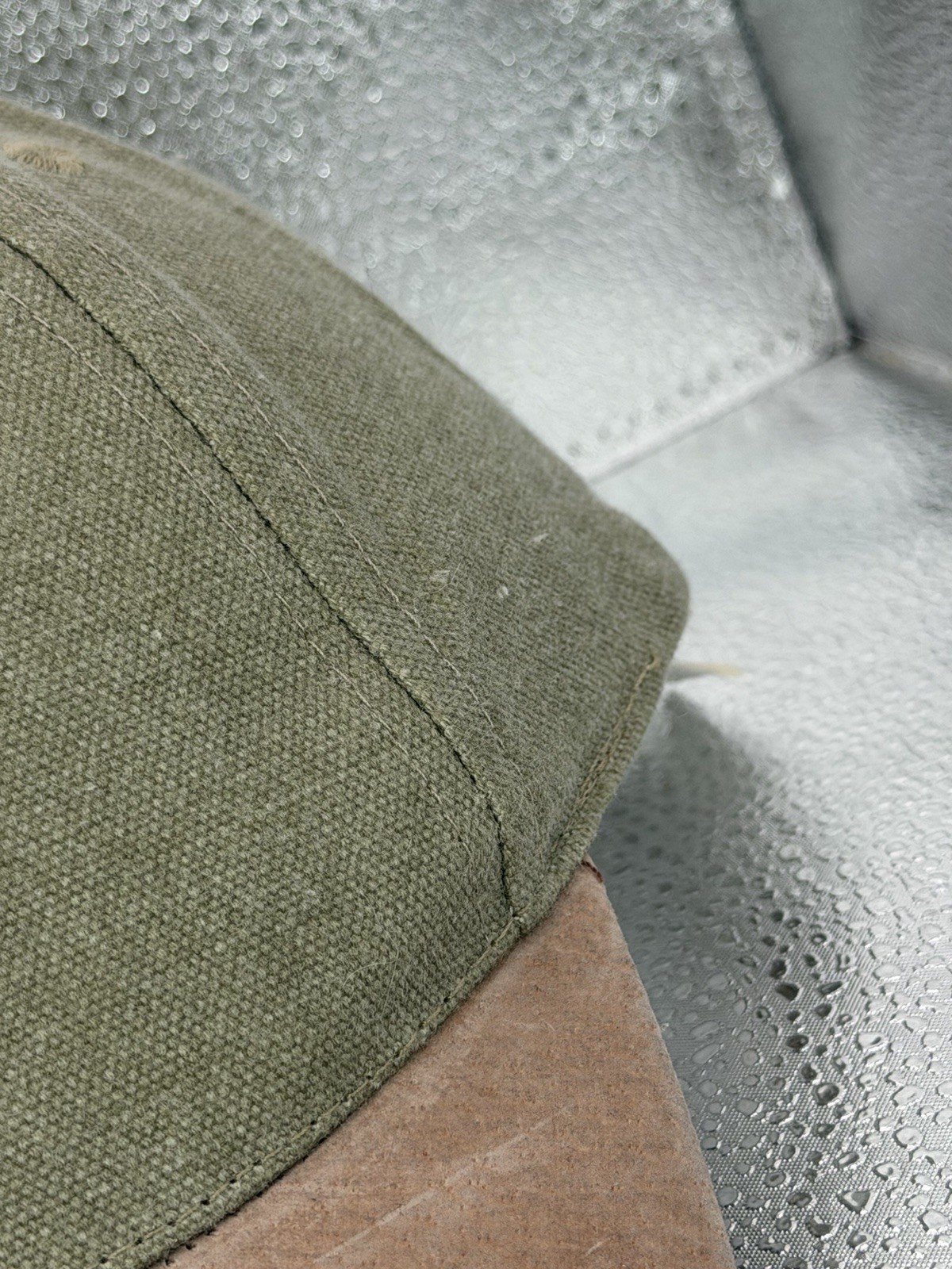 Visit Merchandise Hat Green Australia Kangaroo Suede Brim Cotton Cap Adj