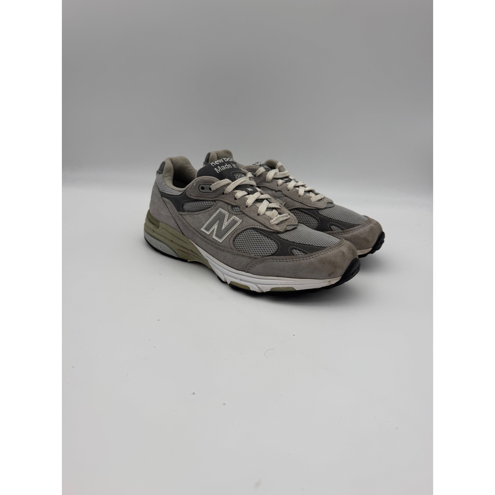 New Balance 993 Made in USA Grey Heritage Running Shoes MR993GL Mens 8.5 D