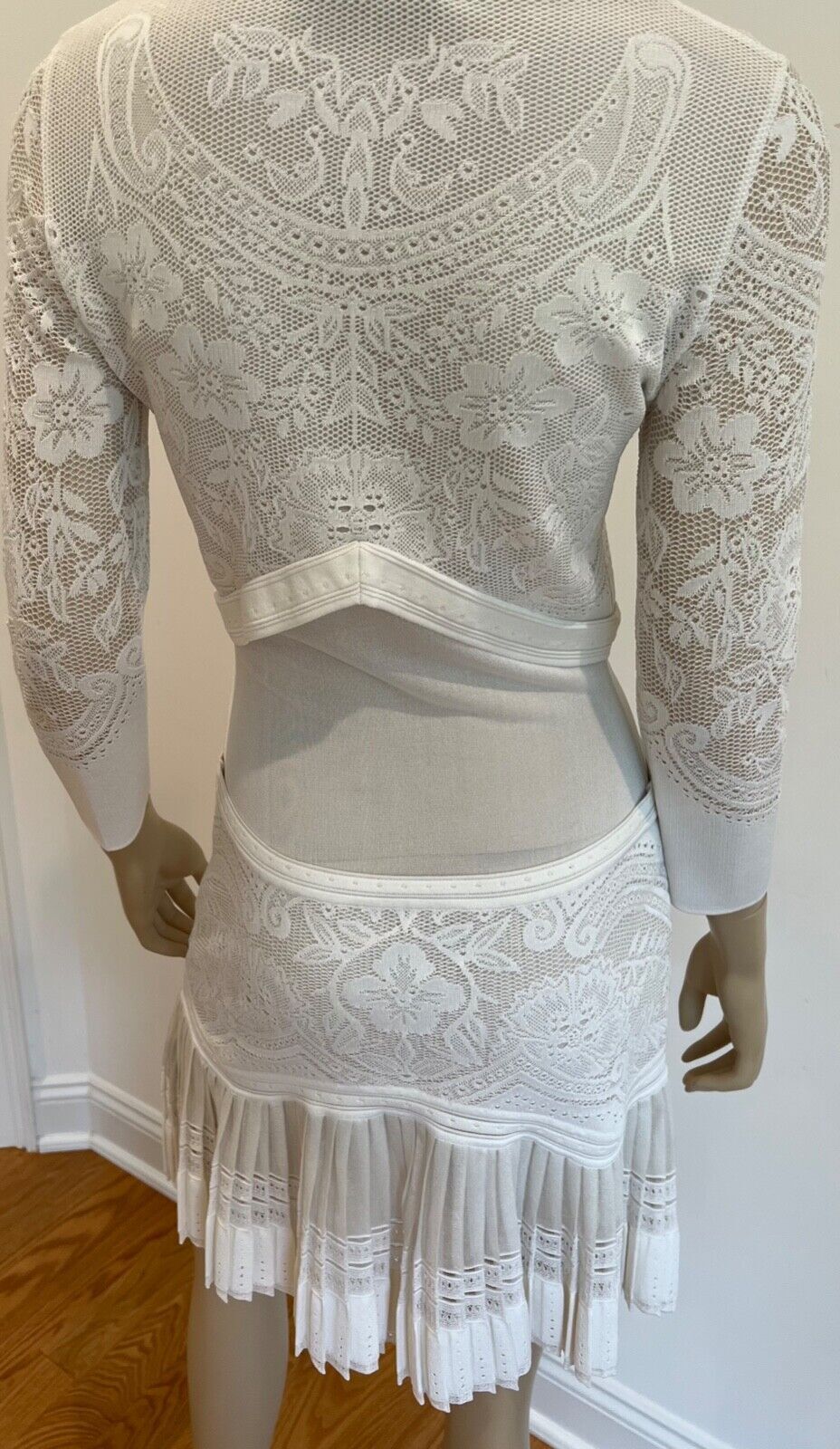 NWT Roberto Cavalli TULLE EMBROIDERED COCKTAIL DRESS IT40 US4 $4000