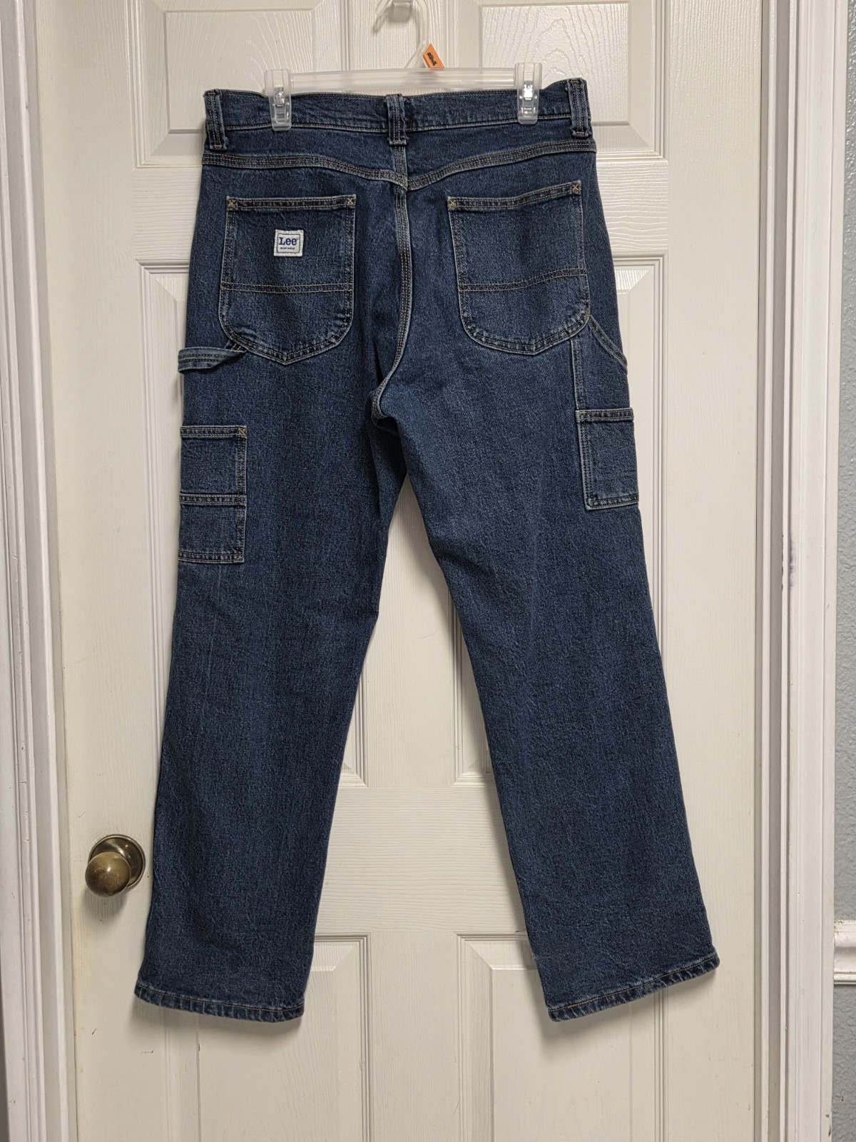 LEE Workwear Denim Dark Blue Carpenter Jean, Men 31×30