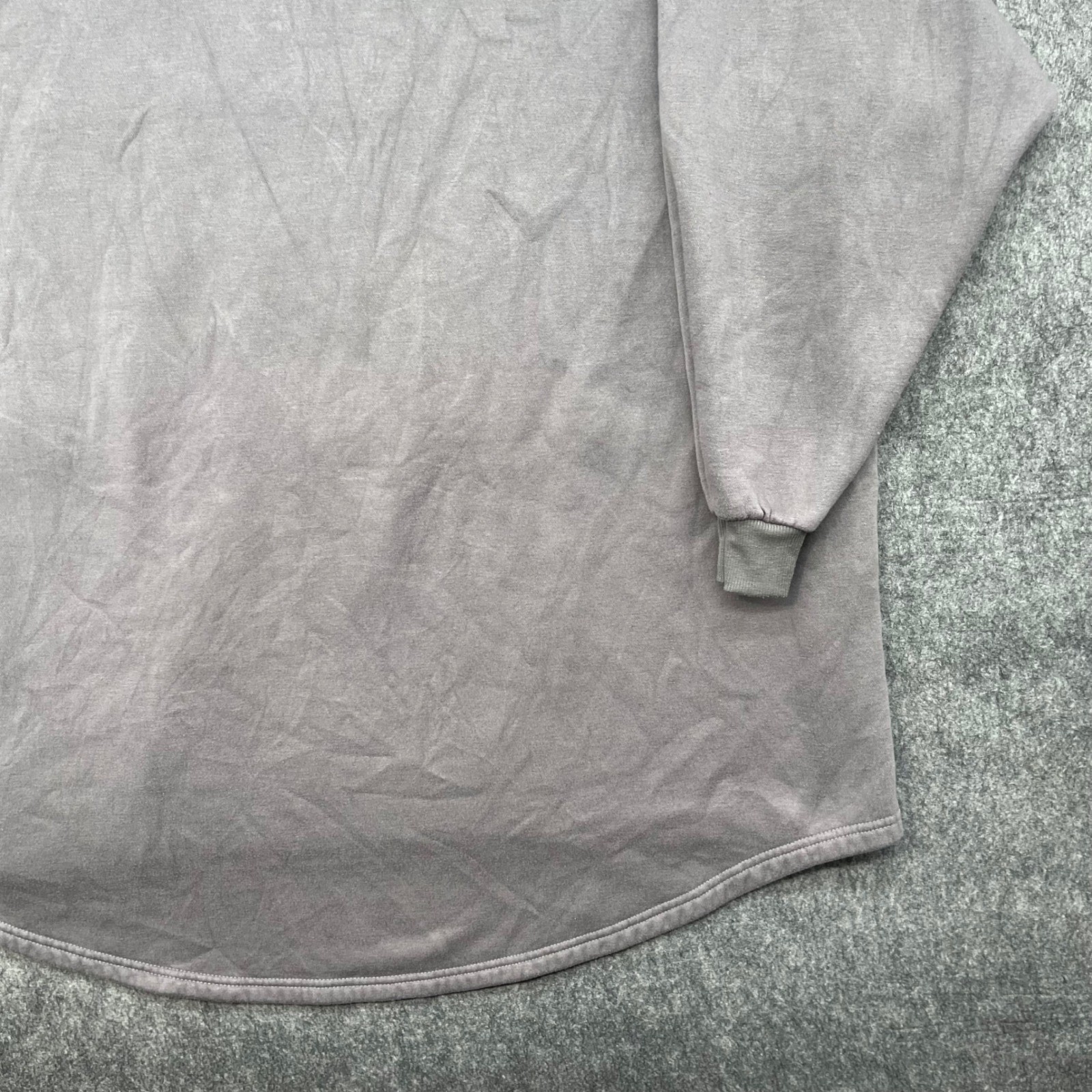 The Comfy Hoodie Blanket Gray Sweatshirt Fleece Lined One Size