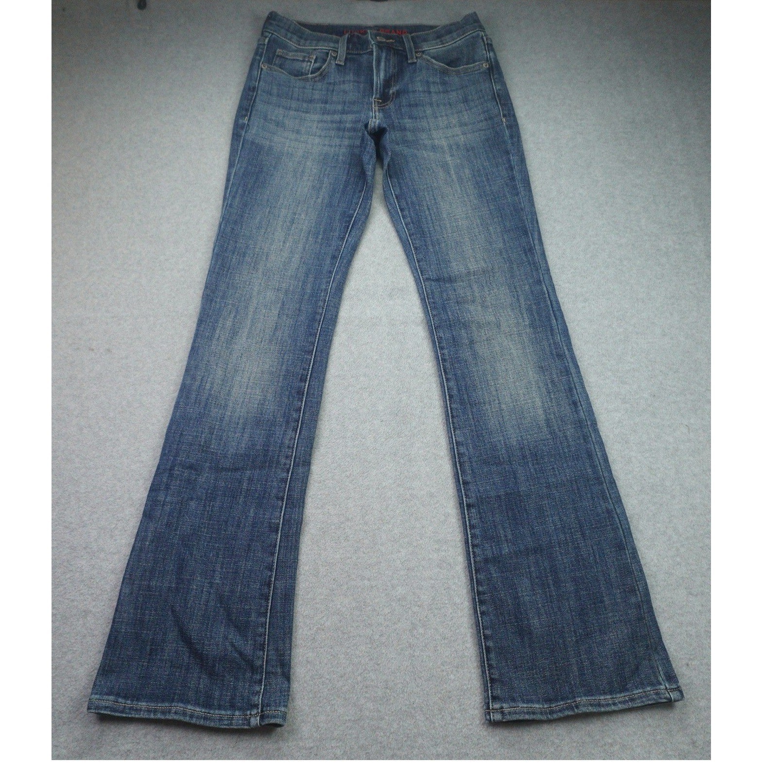 Lucky Bran Jeans Womens 2/26 R Blue Sweet Mid Rise Boot Classic Denim