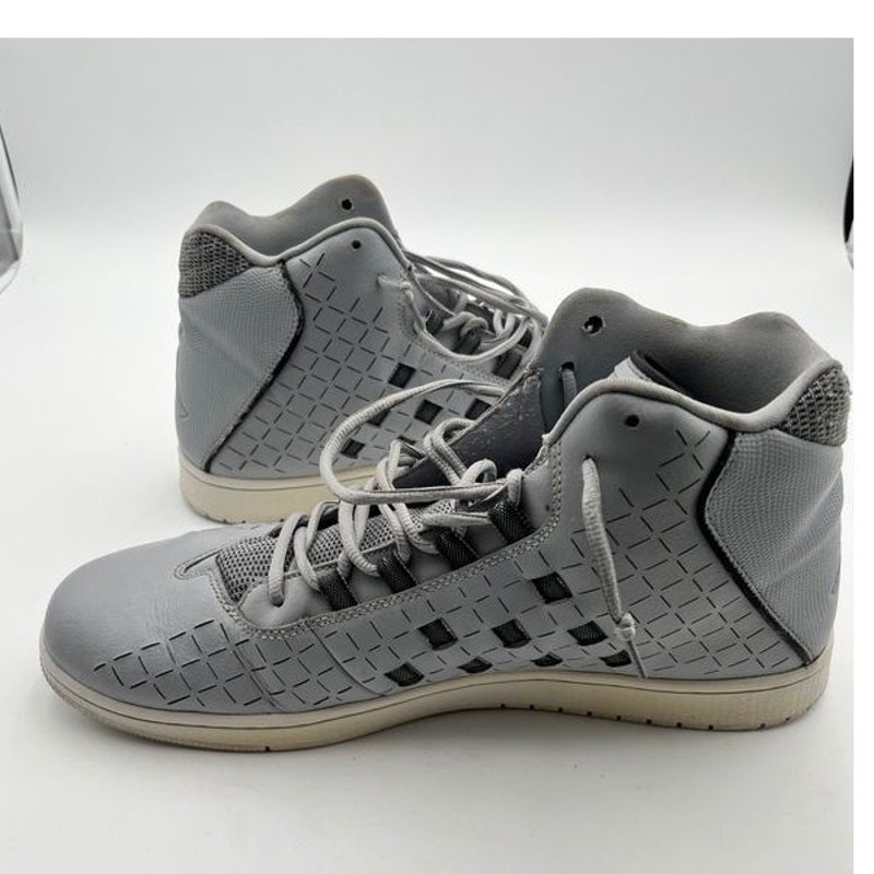 Air Jordan Illusion Wolf Grey Black White Mens Size 15 705141-003 Woven 2014
