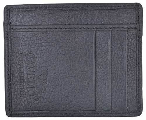 Men’s Minimalist Slim Thin Front Pocket Credit Card ID Holder Leather Wallet