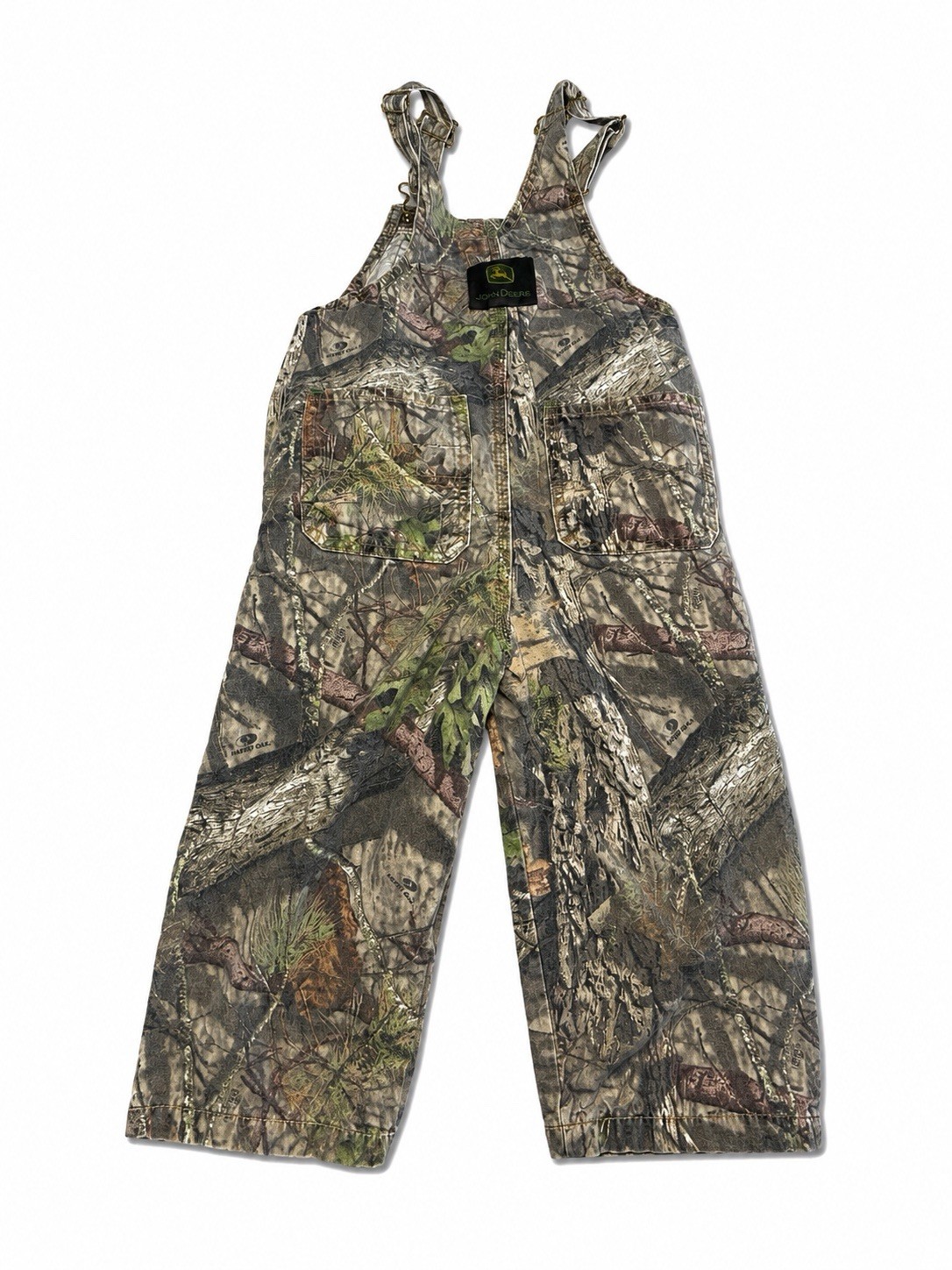 John Deere Mossy Oak Camouflage Kids Bib Overalls Size 5T – Hunting Camo