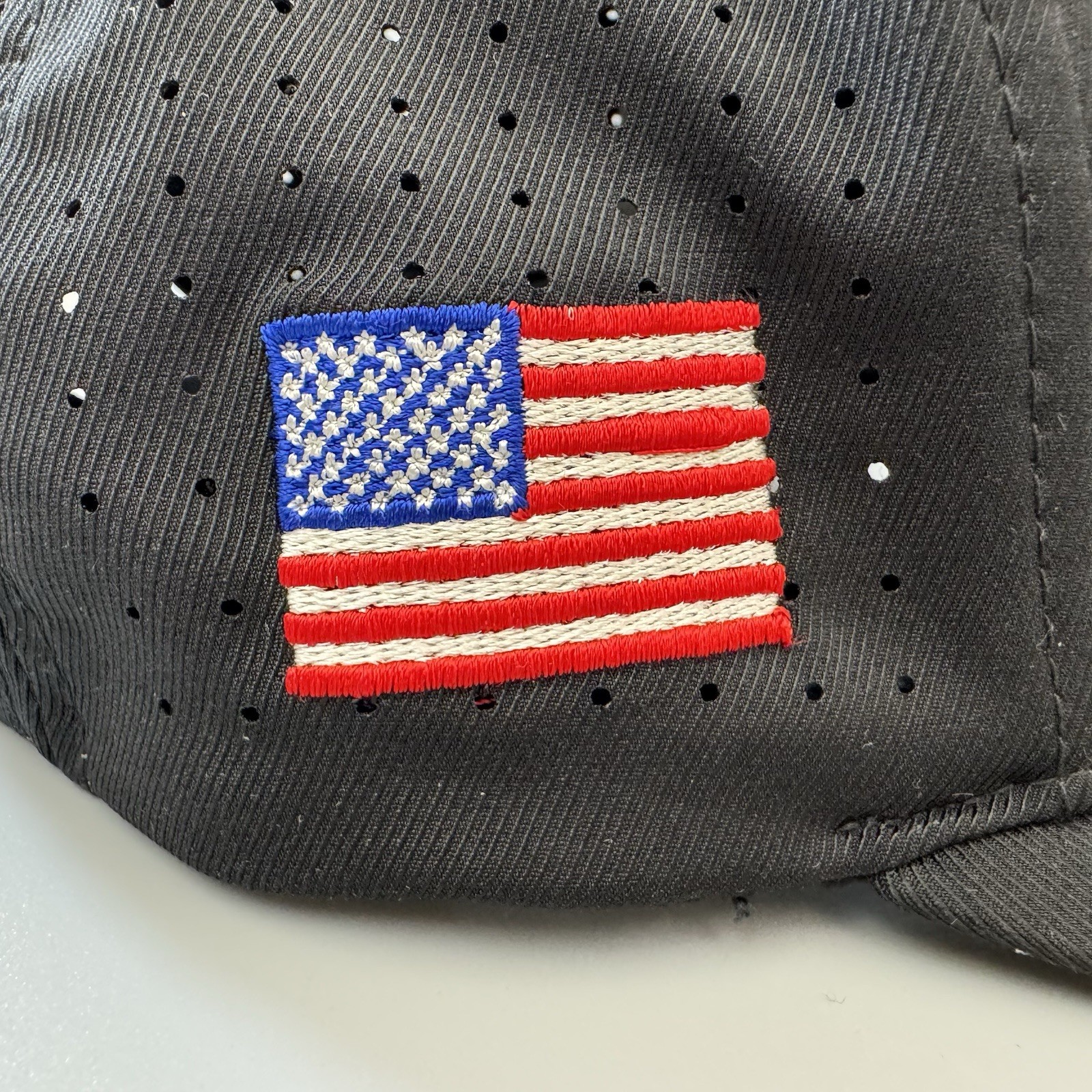 CA 110 FlexFit Tech Hat FAST LANE DRIVE Washington DC Black/White Capamerica NEW