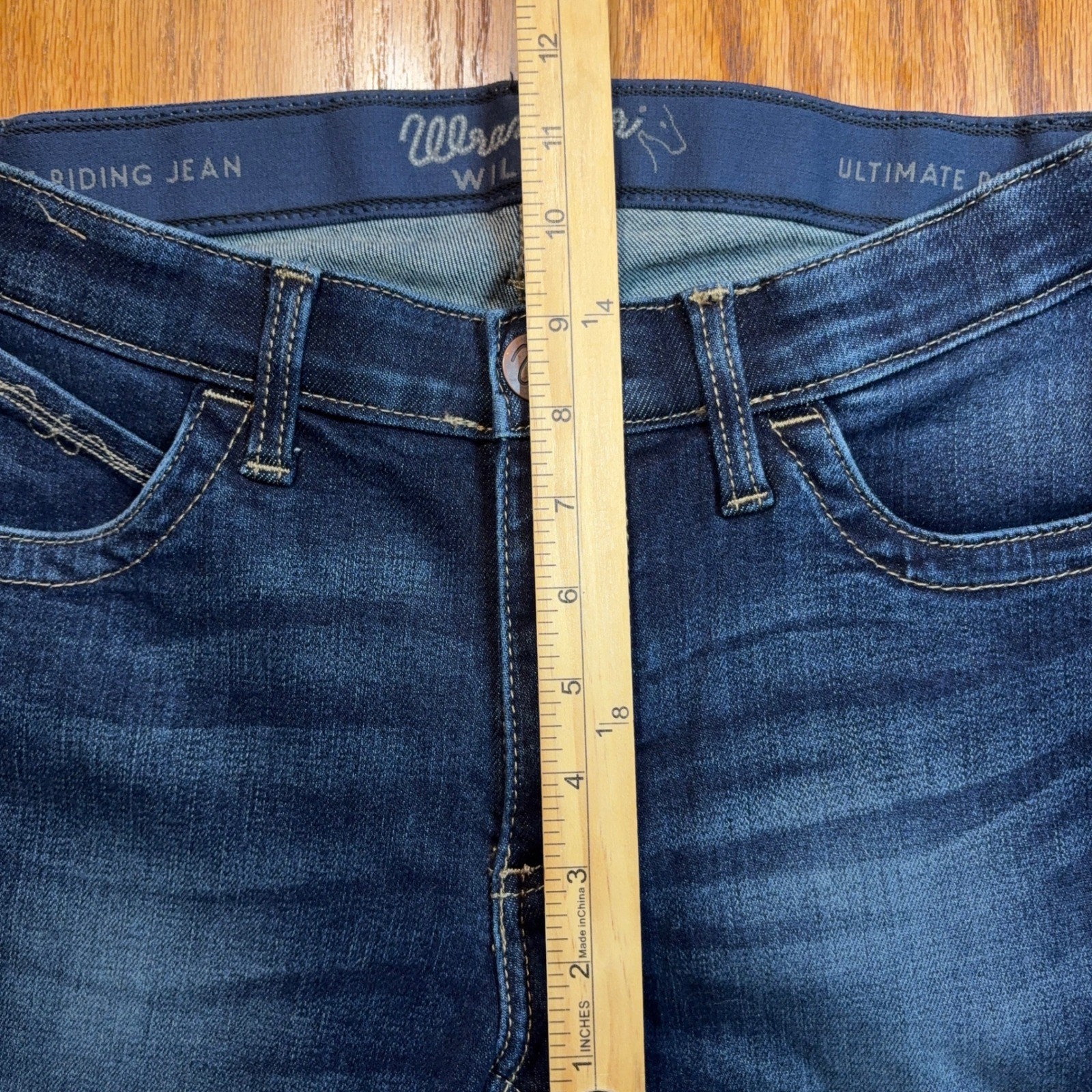 Wrangler Willow Ultimate Riding Jeans Womens 7 (30X31) Boot Cut Mid Rise Denim