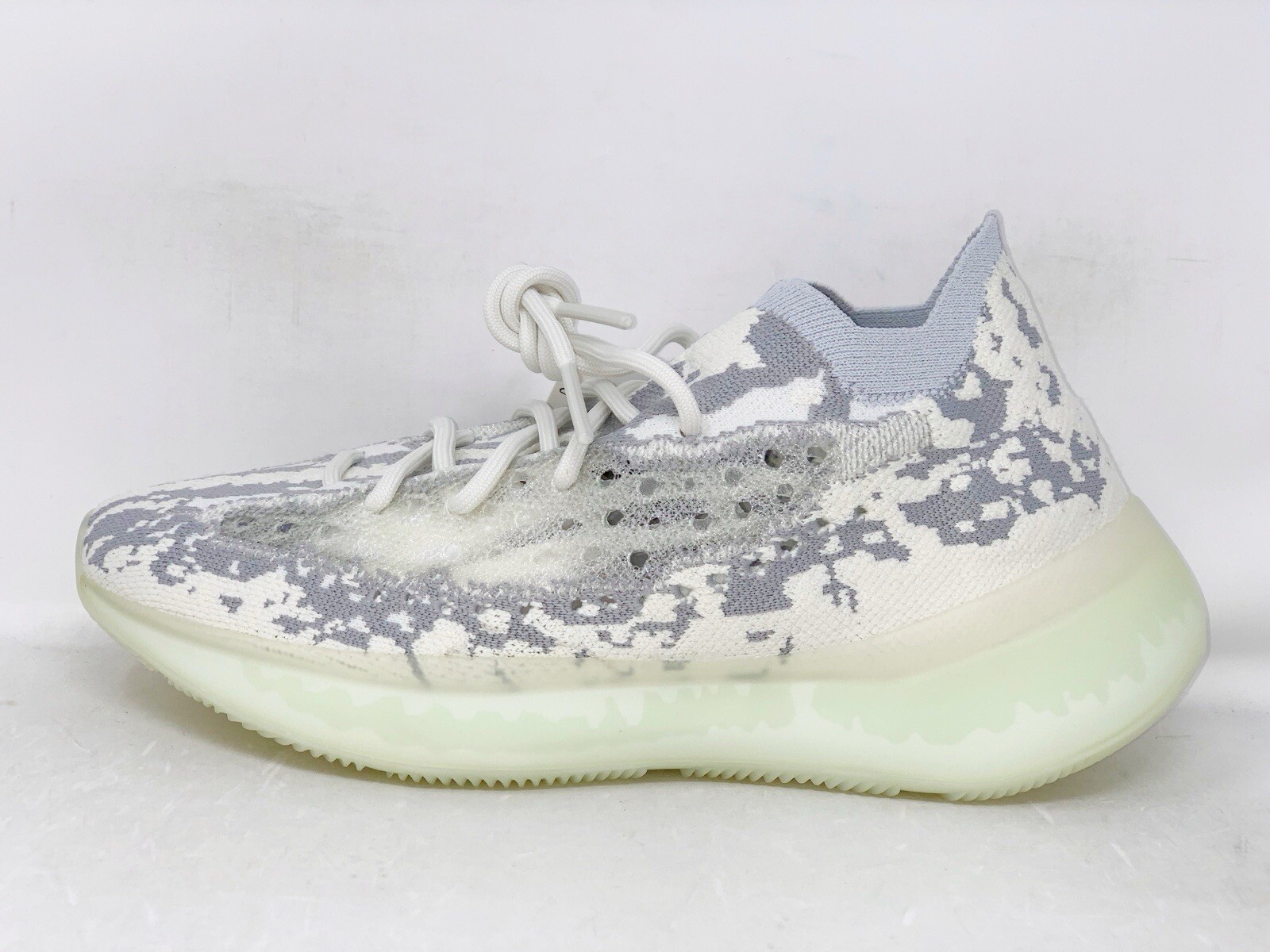 Adidas Yeezy Boost 380 ‘Alien’ Gray White Sneakers, Size 14 BNIB FV3260
