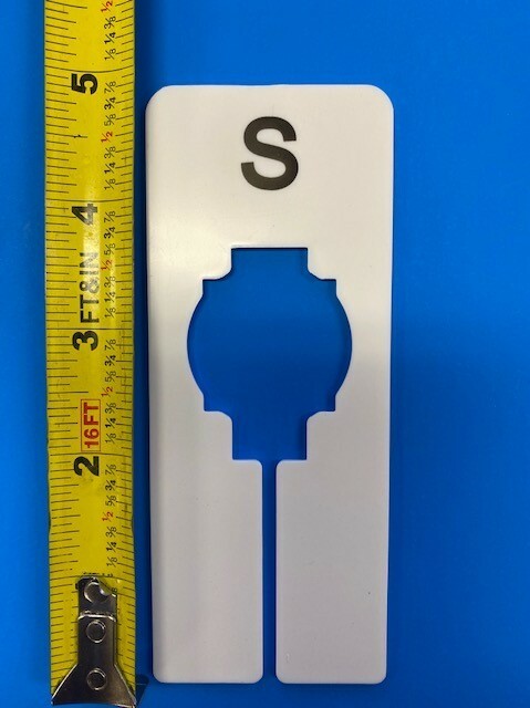 CLOTHING SIZE DIVIDERS “SMALL-XXL” RECTANGLE