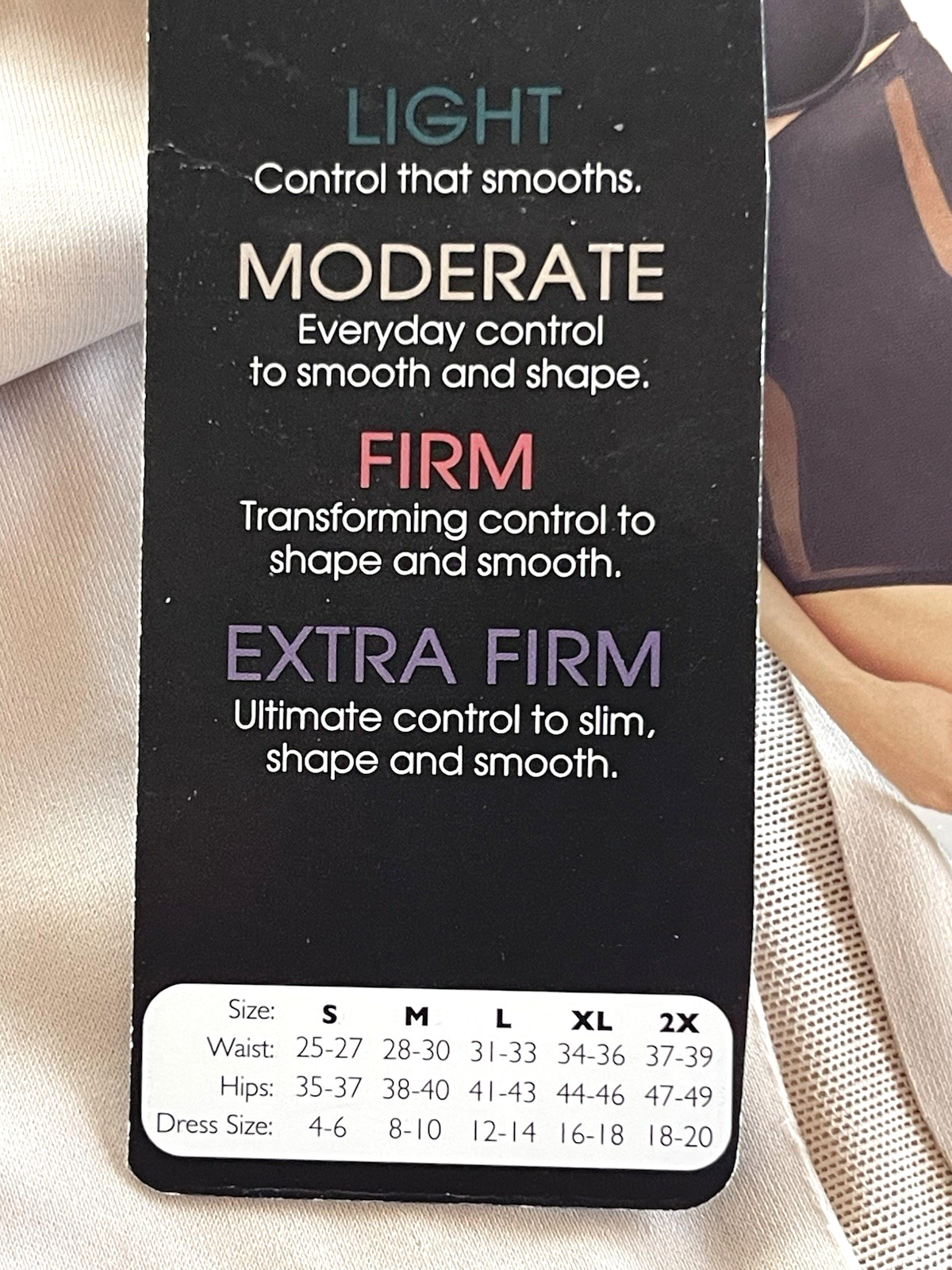 TC Middle Manager Firm Control High Waist Brief Style 4285 Sz 2X NWT MSRP $58.00
