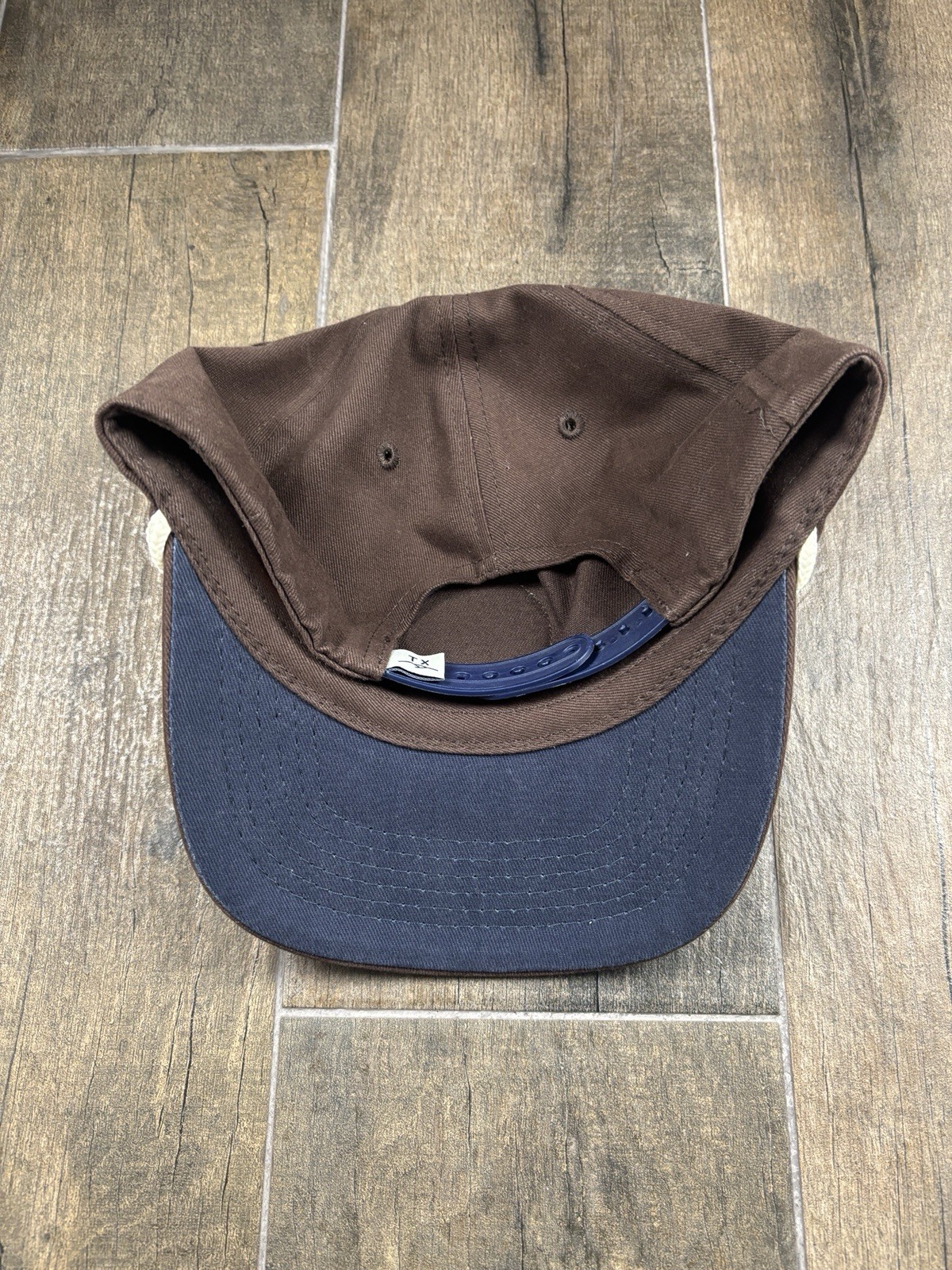 Texas Hill Country Provisions Guadalupe Trucker Hat Brown Bluebonnet Picking