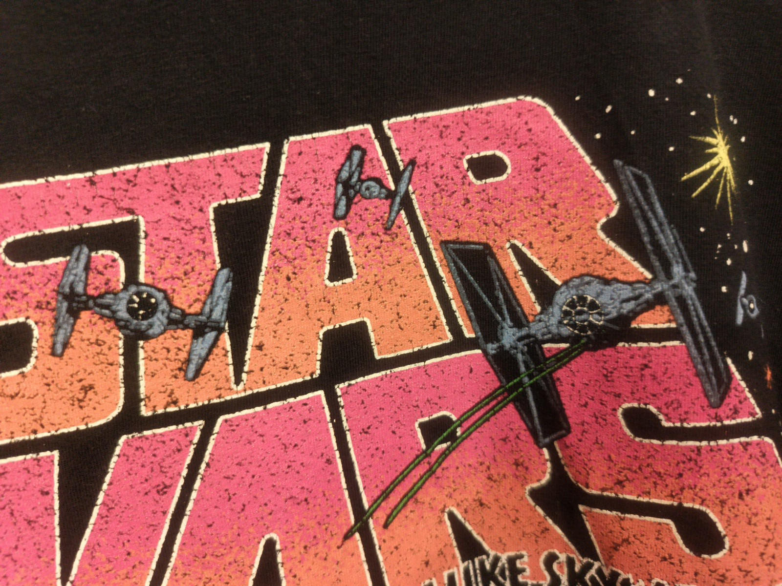 Star Wars Comic Promo TShirt Adult L Black Mad Engine Luke Skywalker Darth Vader