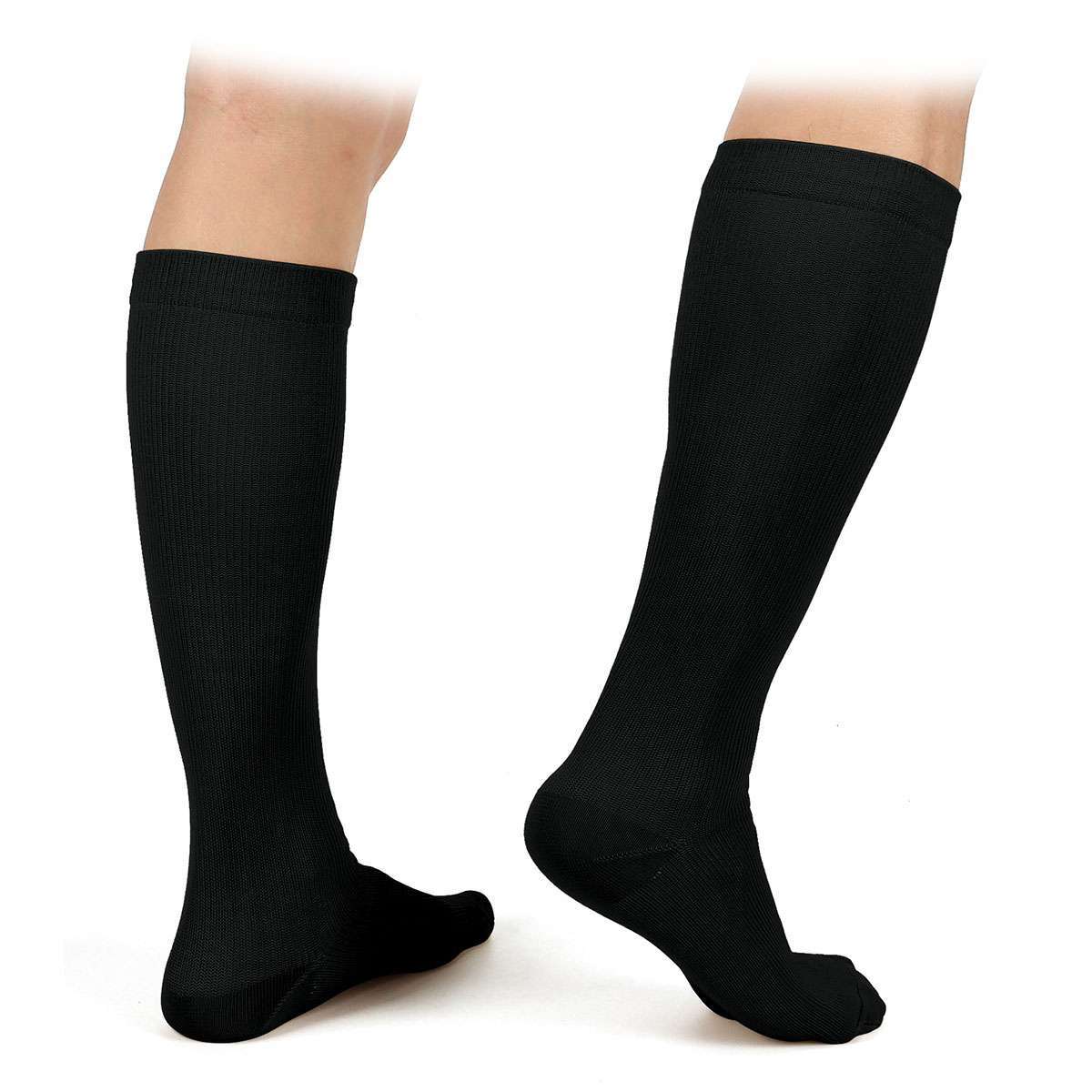 2/5 Pairs Copper Compression Socks 20-30mmHg Graduated Support Mens Womens S-XXL