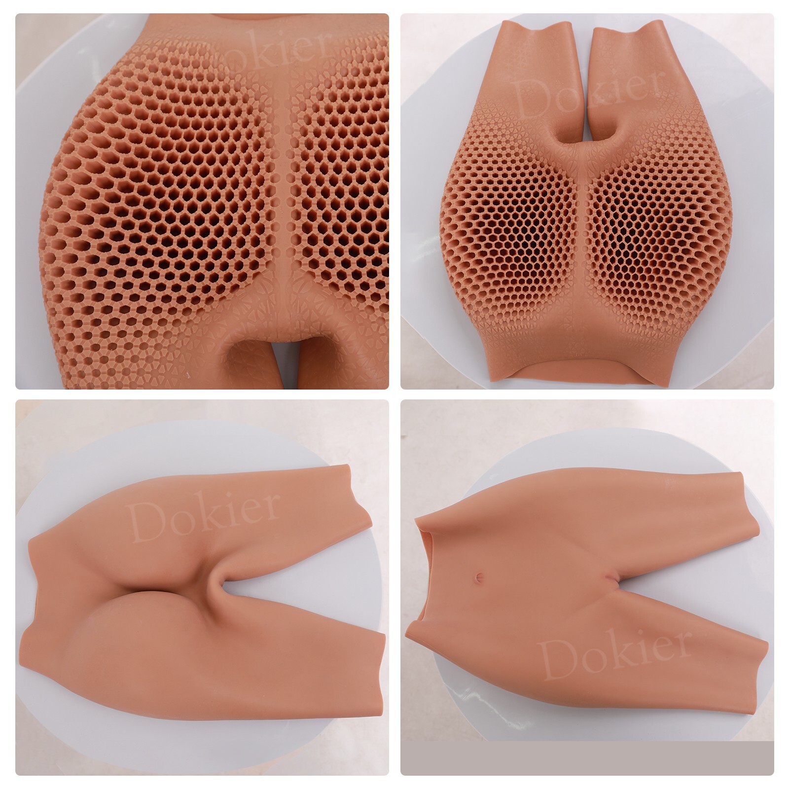 Dokier Silicone Hip Shaping Pants Panties Hip Buttock Enhancer Butt Lifting Pant