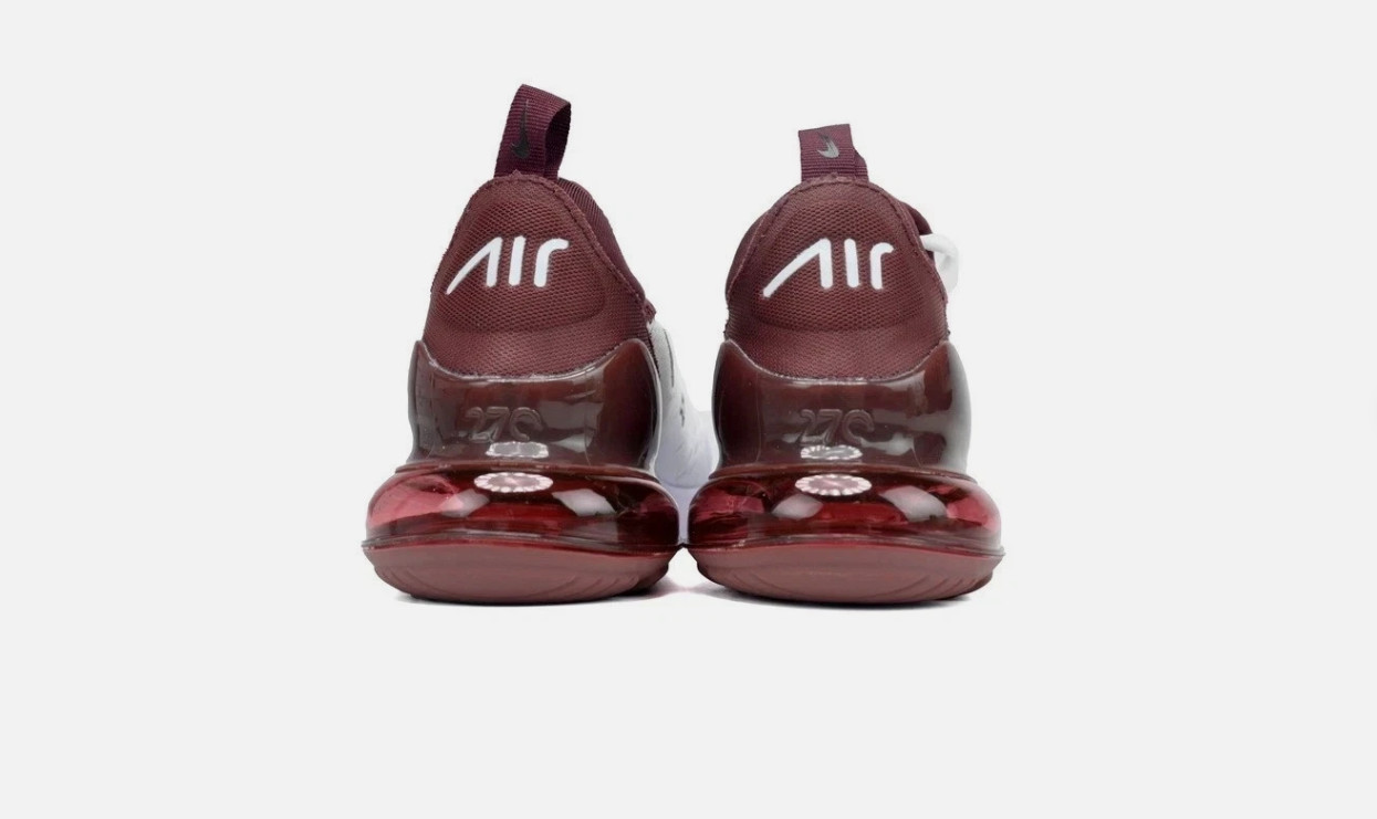 S Air Max 270 Men’s Low-Top Sneakers White Wine Red