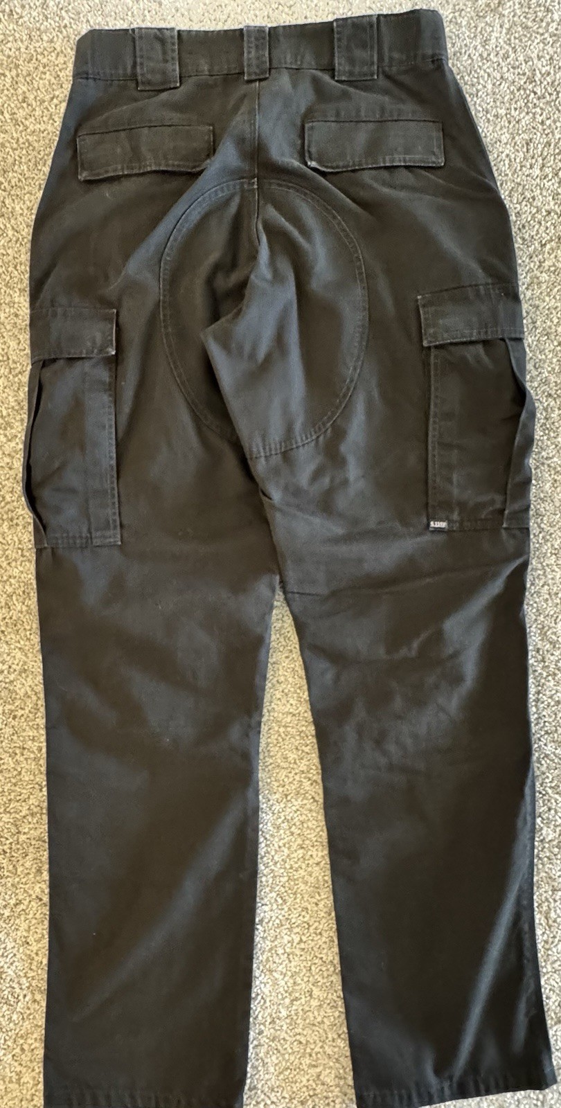 5.11 Tactical TDU Rip-Stop Cargo Pants Mens Medium Waist 74003 Black 511