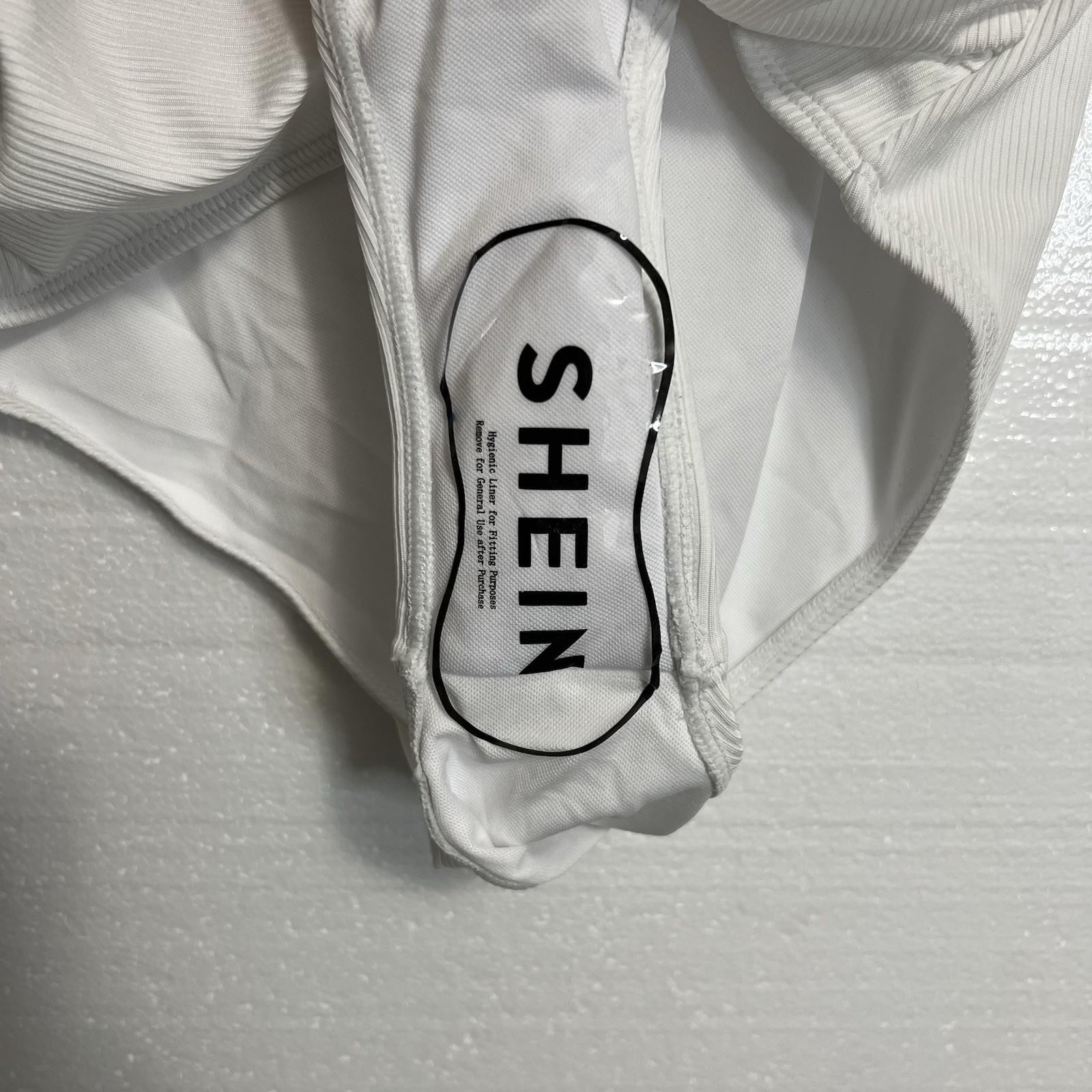 SHEIN One Piece white Swim Suit Size 1XL Summer Beach Wear