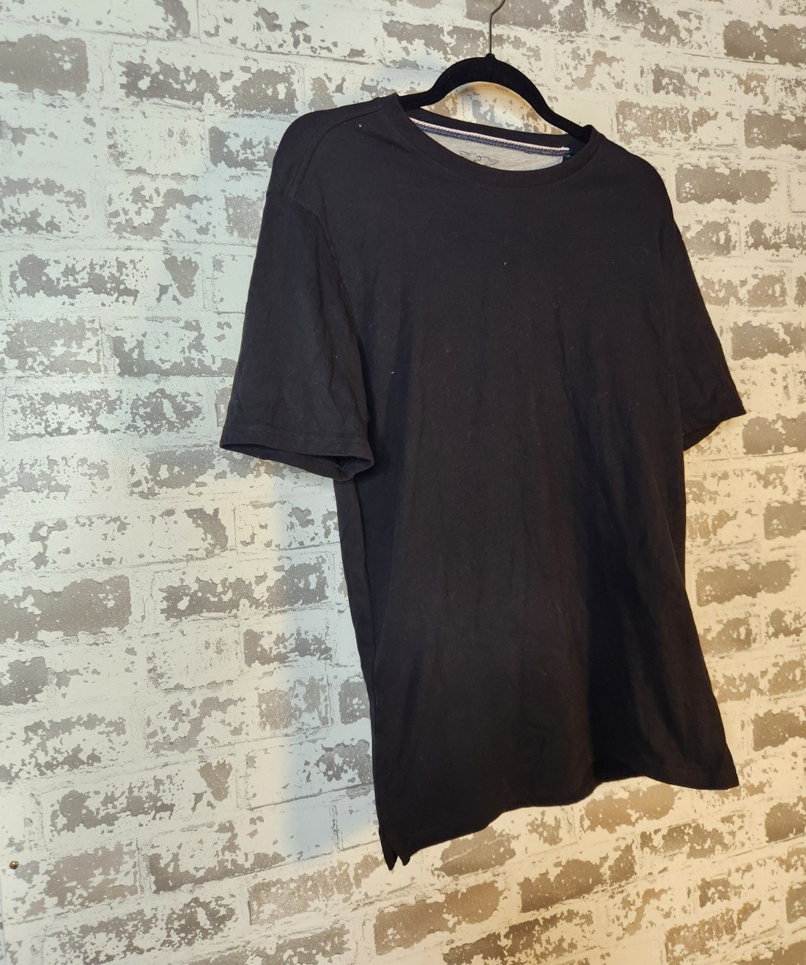 Weatherproof Men’s M Black Crew Neck Short Sleeve T-Shirt Cotton Blend