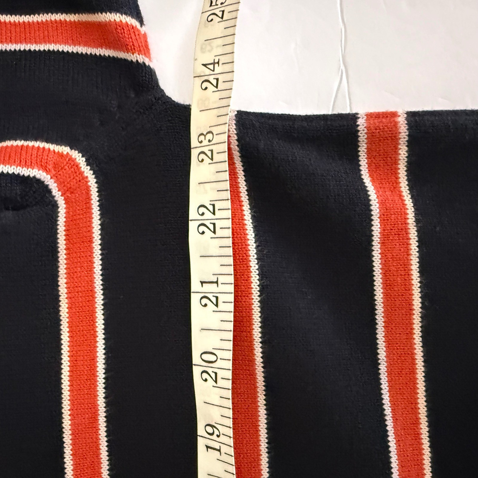 Tommy Hilfiger Mens Striped Crew Neck Cotton Sweater Size L Y2K