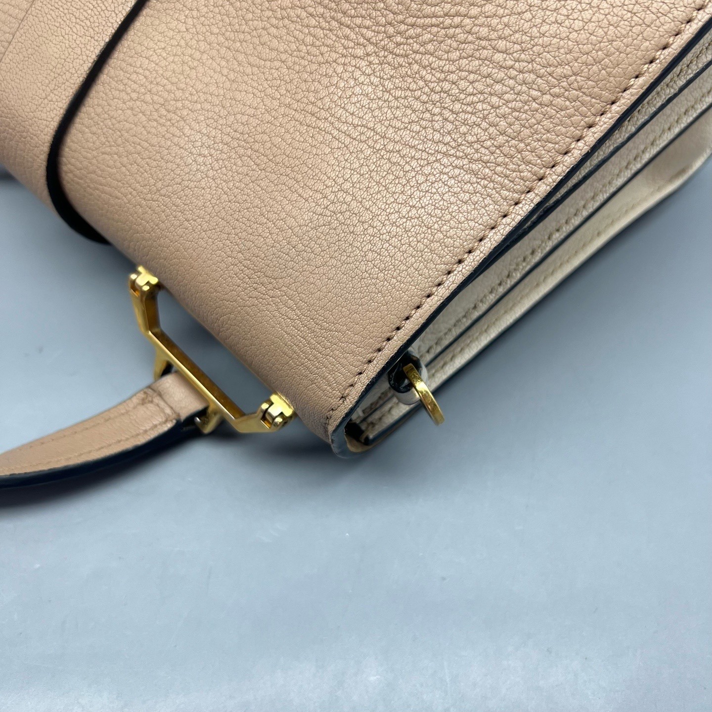 Miu Miu Pre-Owned Authentic Luxury Handbag Colorblock 27*18*13cm