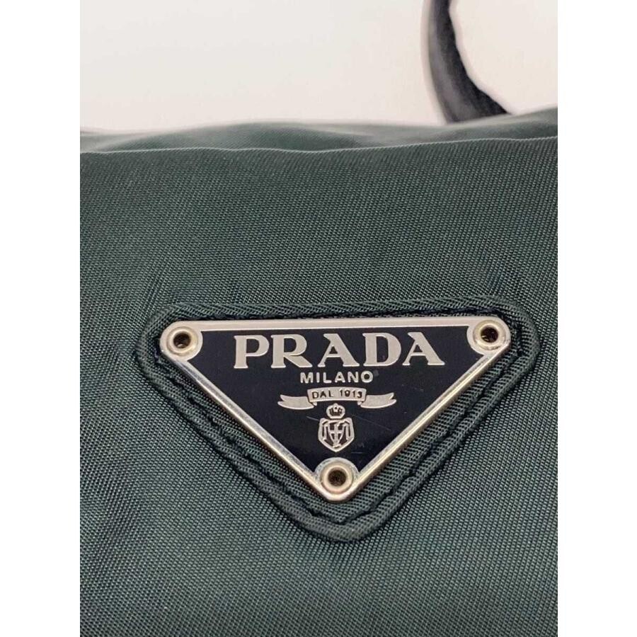 PRADA Shoulder Bag Nylon Green Crossbody Womens Casual Handbag