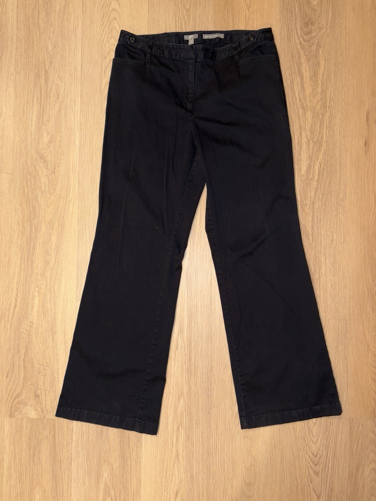 J Jill black genuine fit below waist size 12 stretch Pants