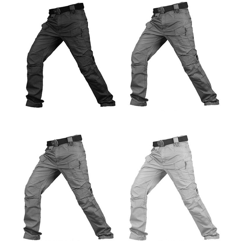 Tactical Cargo Pants Mens Work Pants Combat Outdoor Waterproof Hiking Trousers