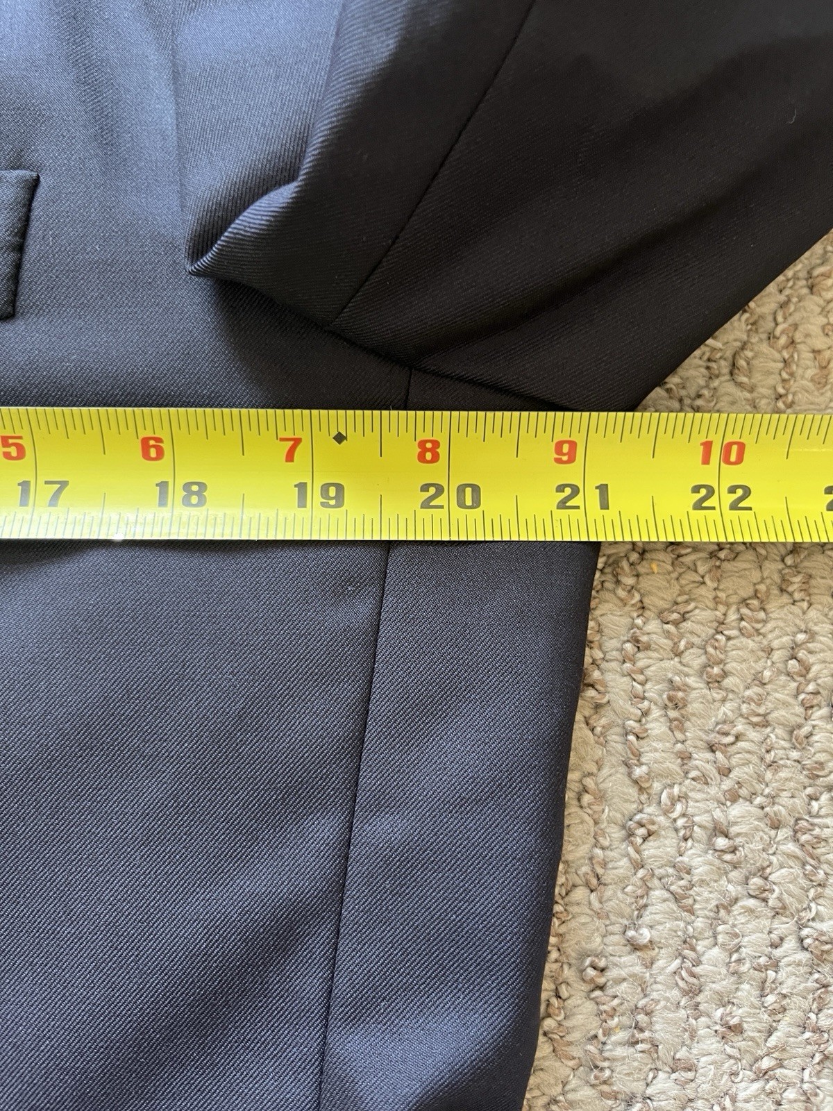 Brioni Suit Jacket Men’s 50R (US Size 40R) Navy Wool Super 160s Colosseo EUC