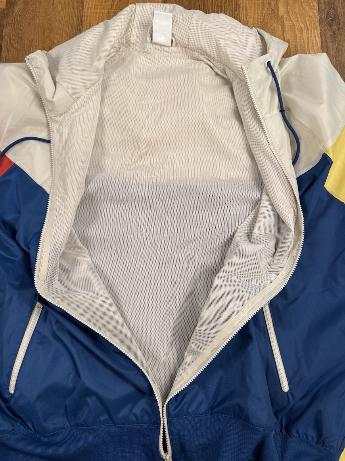 Nike Windrunner Woven Windbreaker Jacket Premier Color Multi Tricolor Hoodie XL