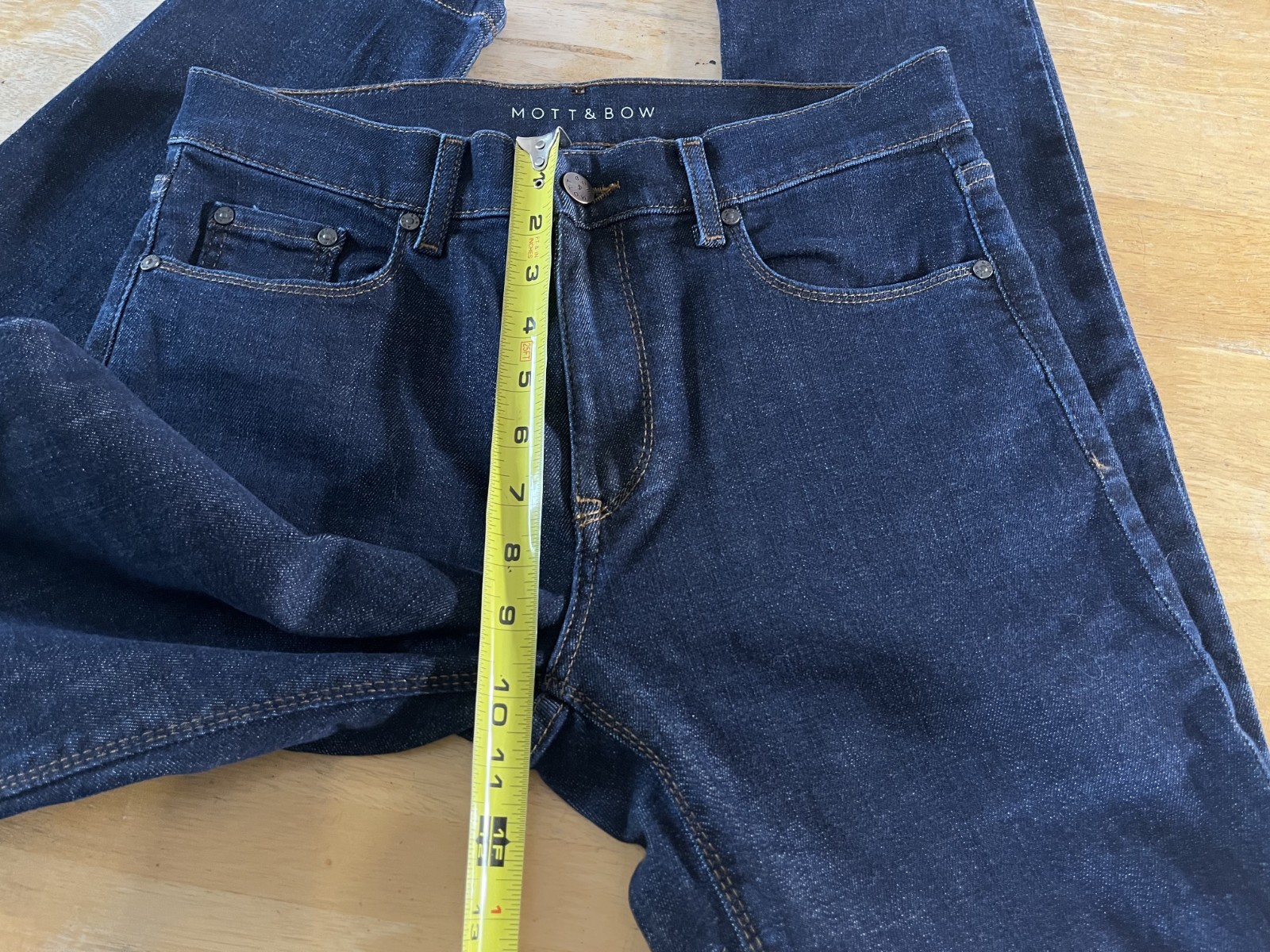 Mott & Bow Mens Slim Size 29 x30 Dark Wash Blue Jeans A01