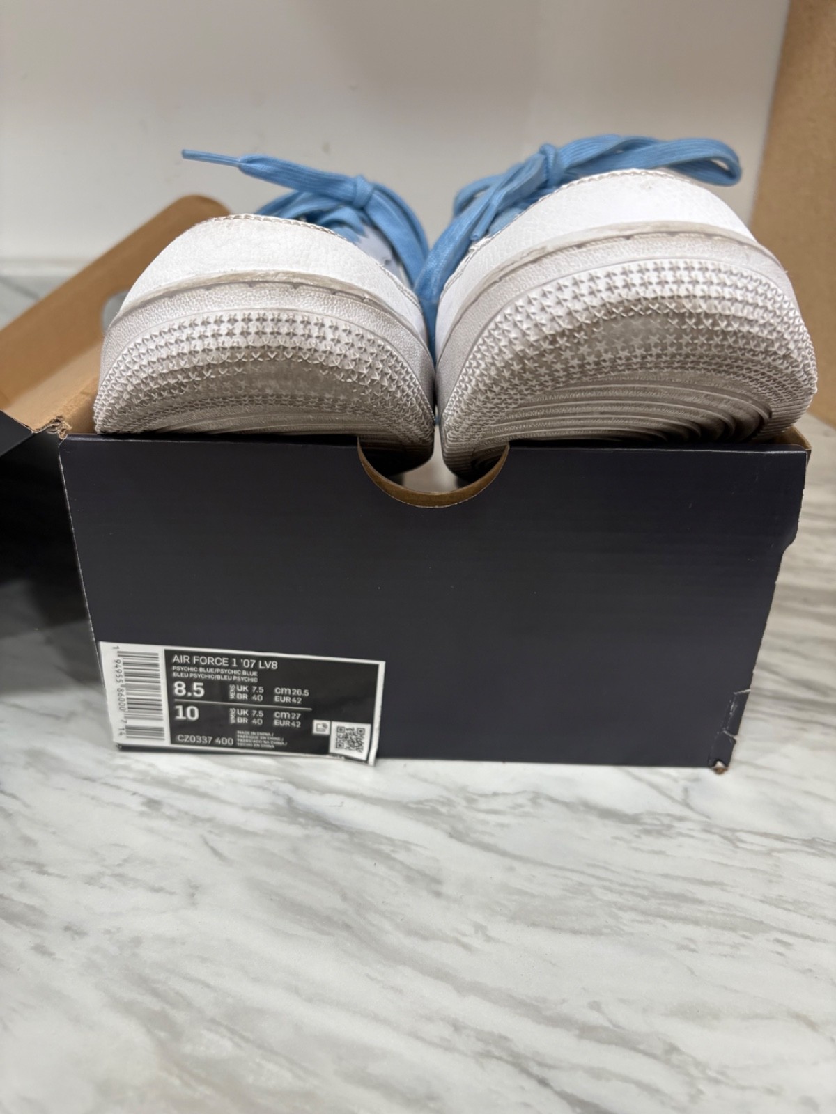 Nike Air Force 1 Low Psychic Blue Size 8.5