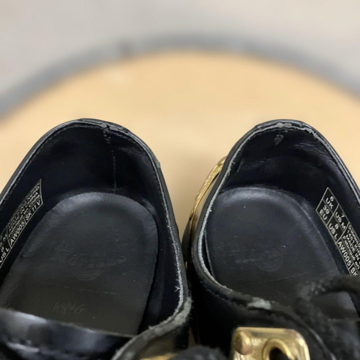 Dr. Martens x KING NERD 1461 Shoe Dress Black Gold US7 UK6 EU39 Men’s