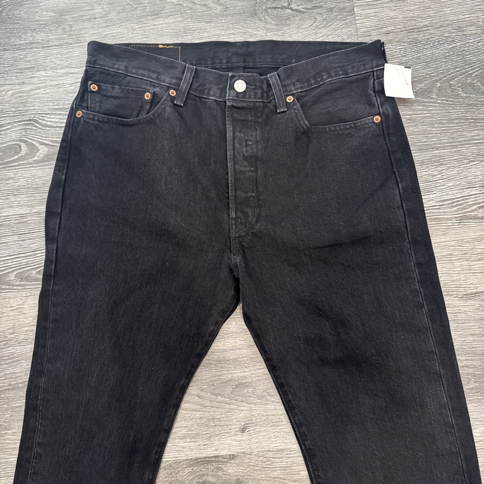Levi’s 501 DT Denim Tears Mens Black Straight Leg Jeans 34×34 Button Fly Nice!!!