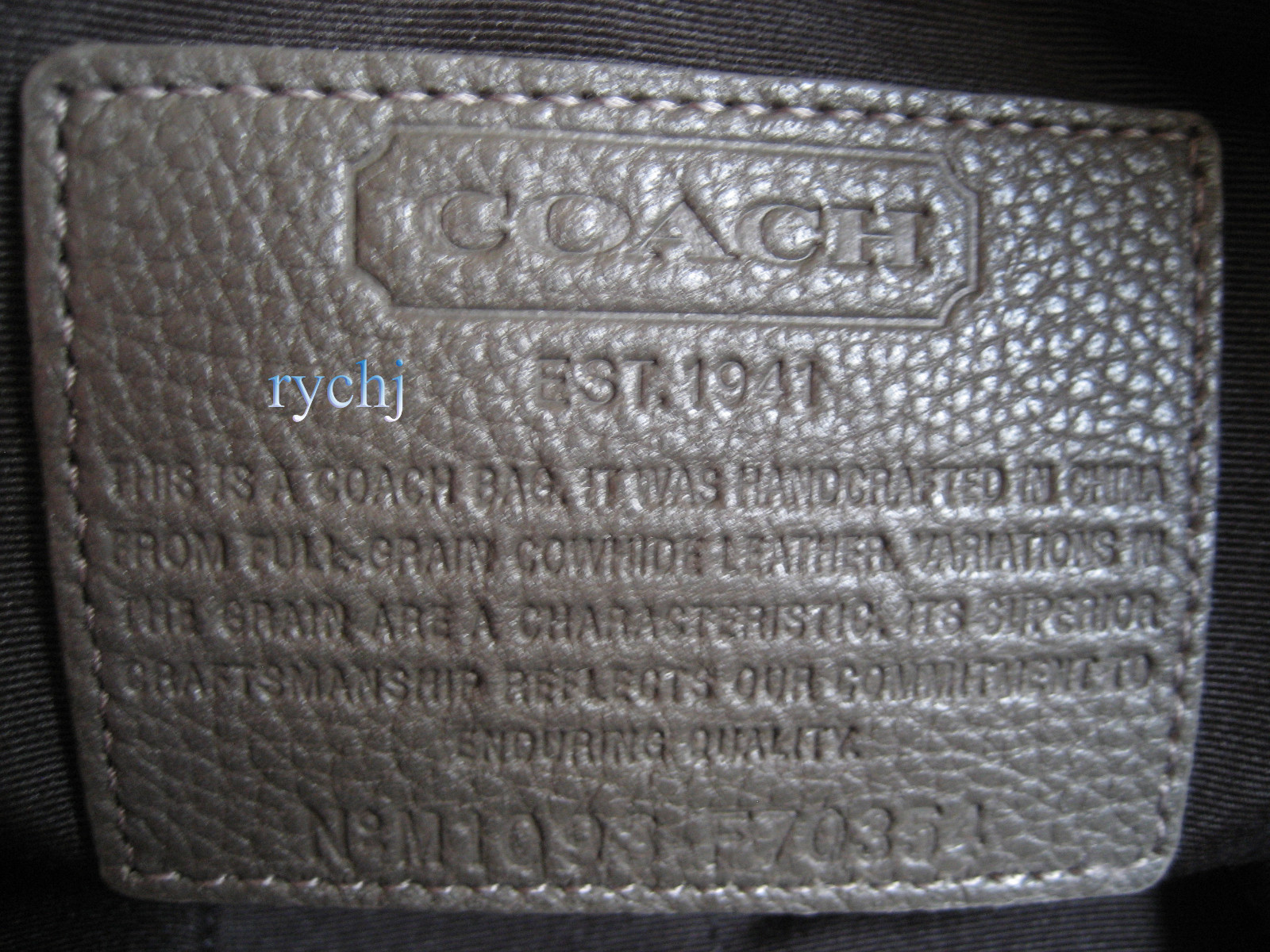 NWT COACH CAMDEN PEBBLED LEATHER COMMUTER BUSINESS BAG DARK GREY F70354