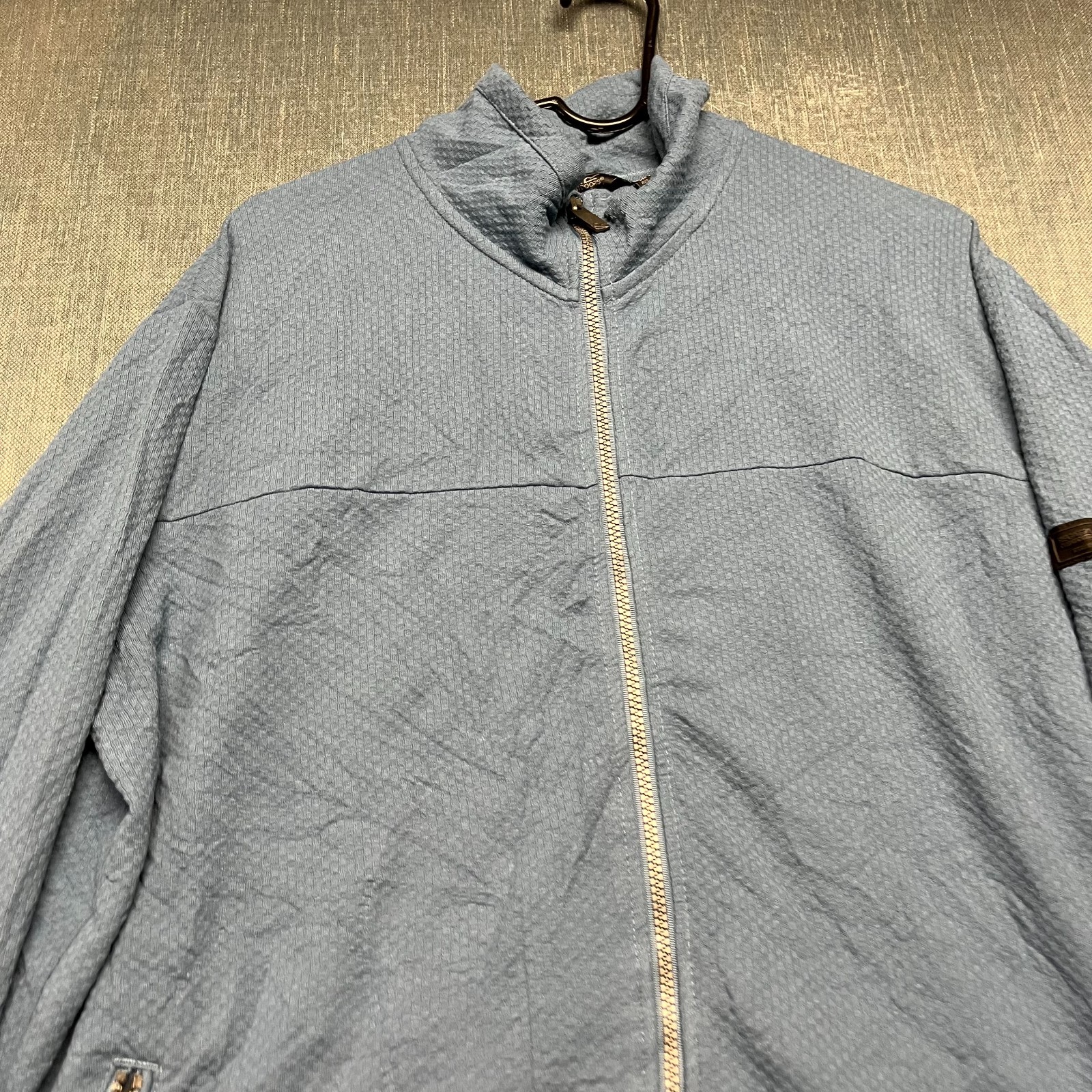 Regatta Great Outdoors Men’s Jacket Size XXL Blue Full Zip Textured Waffle Knit