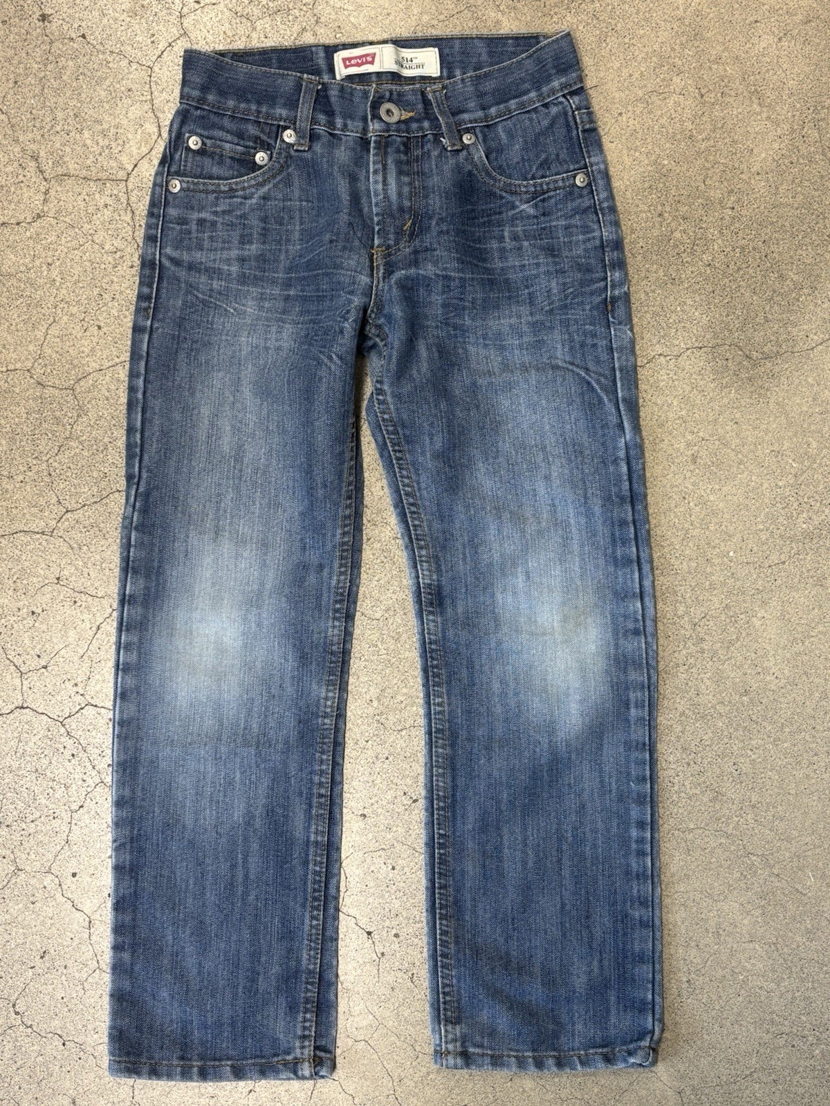 Levi’s Boys 514 Denim Jeans Size 8 Reg W 24 L 22