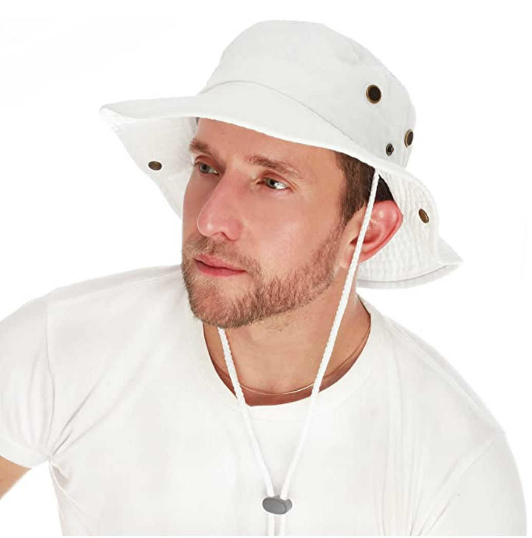 Newhattan Bucket Cap 100% Cotton Fishing Military Safari Summer Unisex Sun Hat