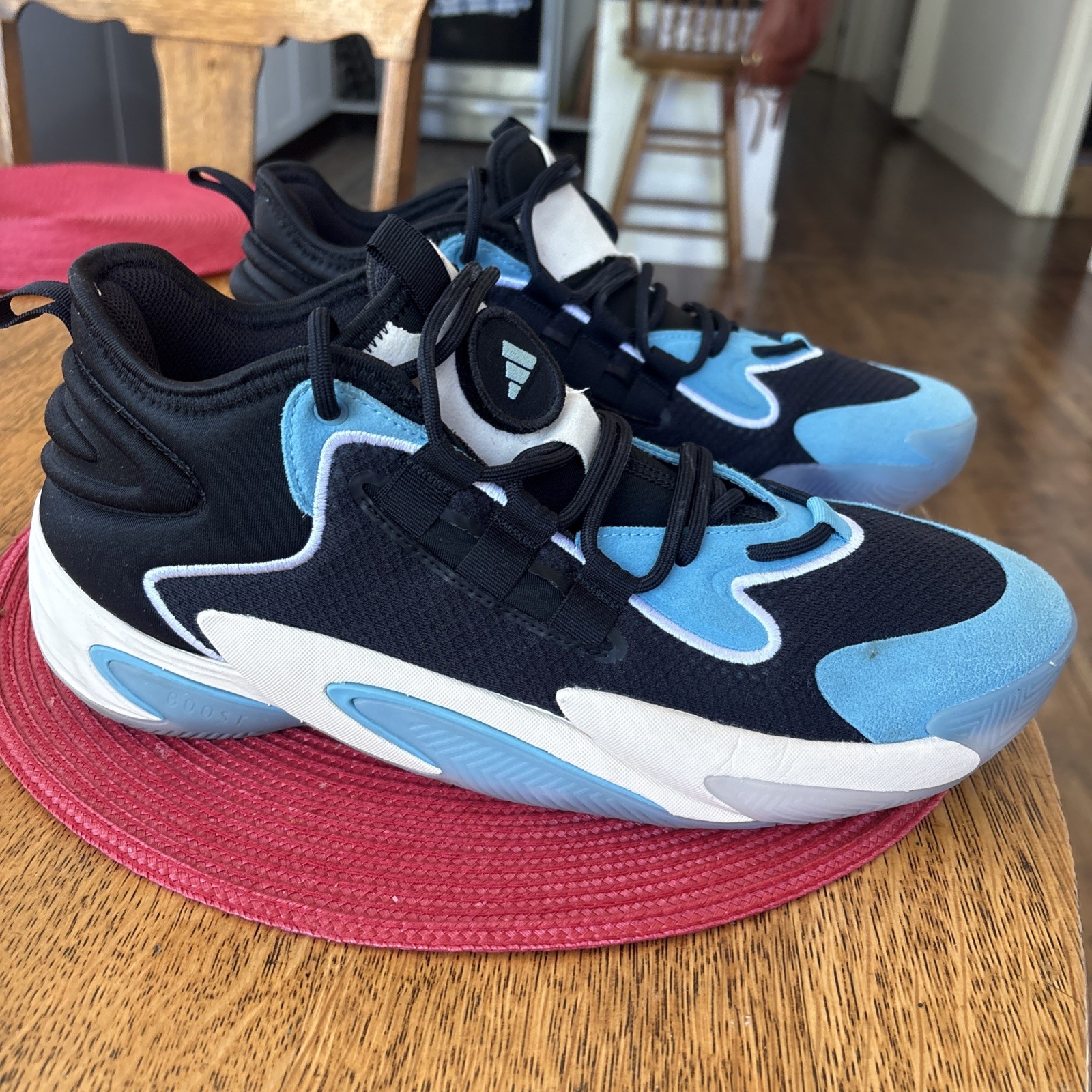 Adidas BYW Select Black Preloved Blue IG4949 Men’s 11.5 Basketball Shoes No Box